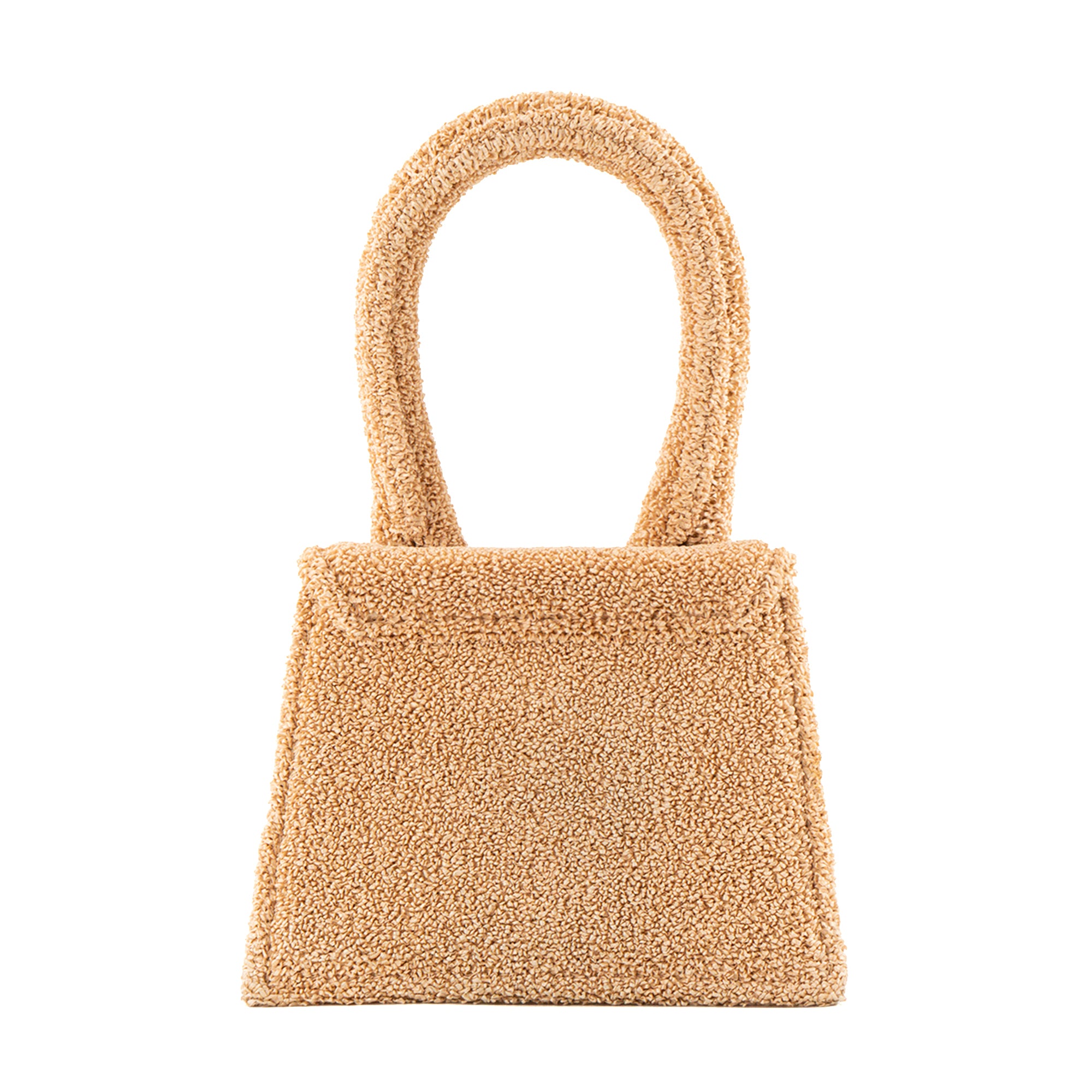 JACQUEMUS - Sac à bandoulière Chiquito Moyen Jacquemus en raphia beige