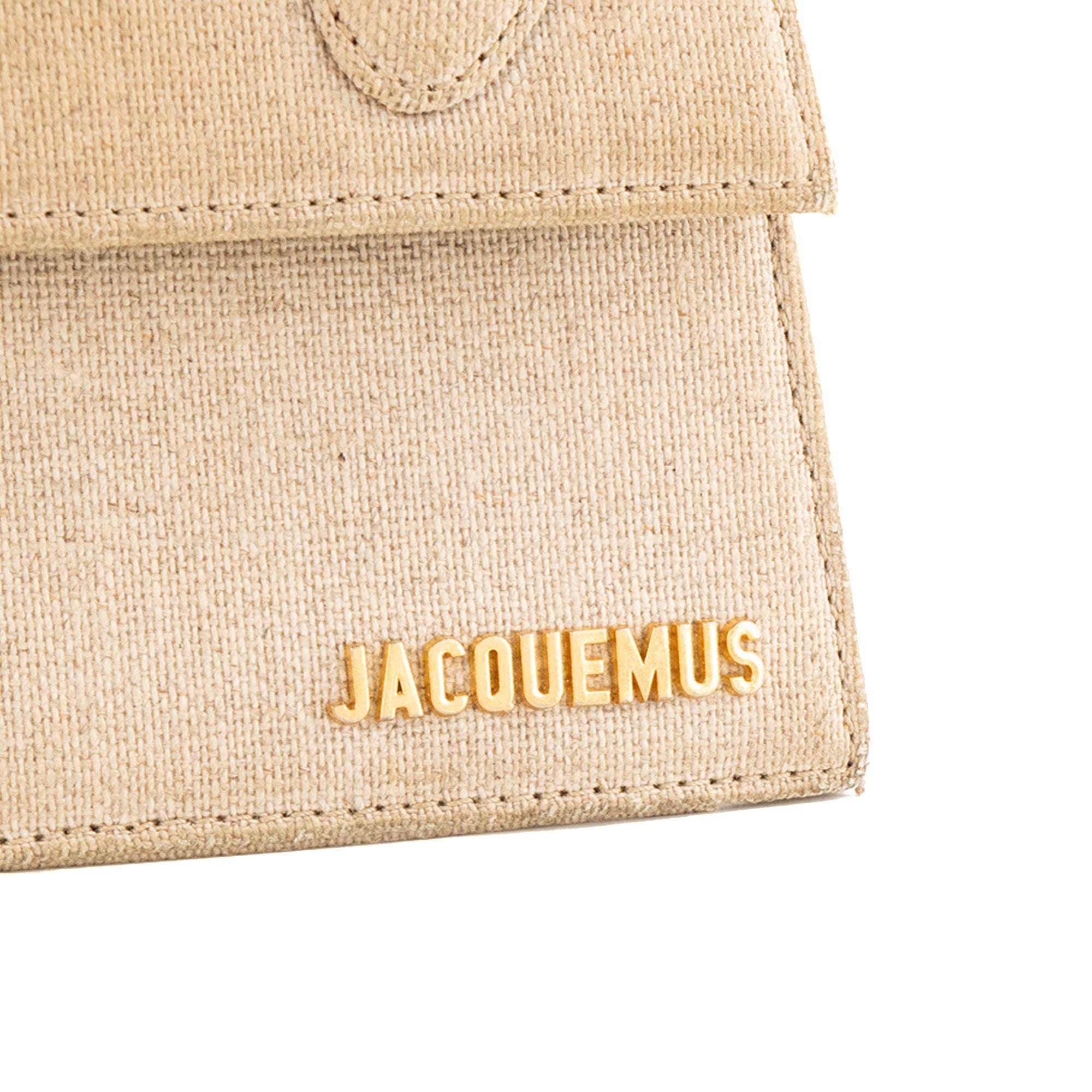 JACQUEMUS - Sac à bandoulière Chiquito moyen Jacquemus en toile beige