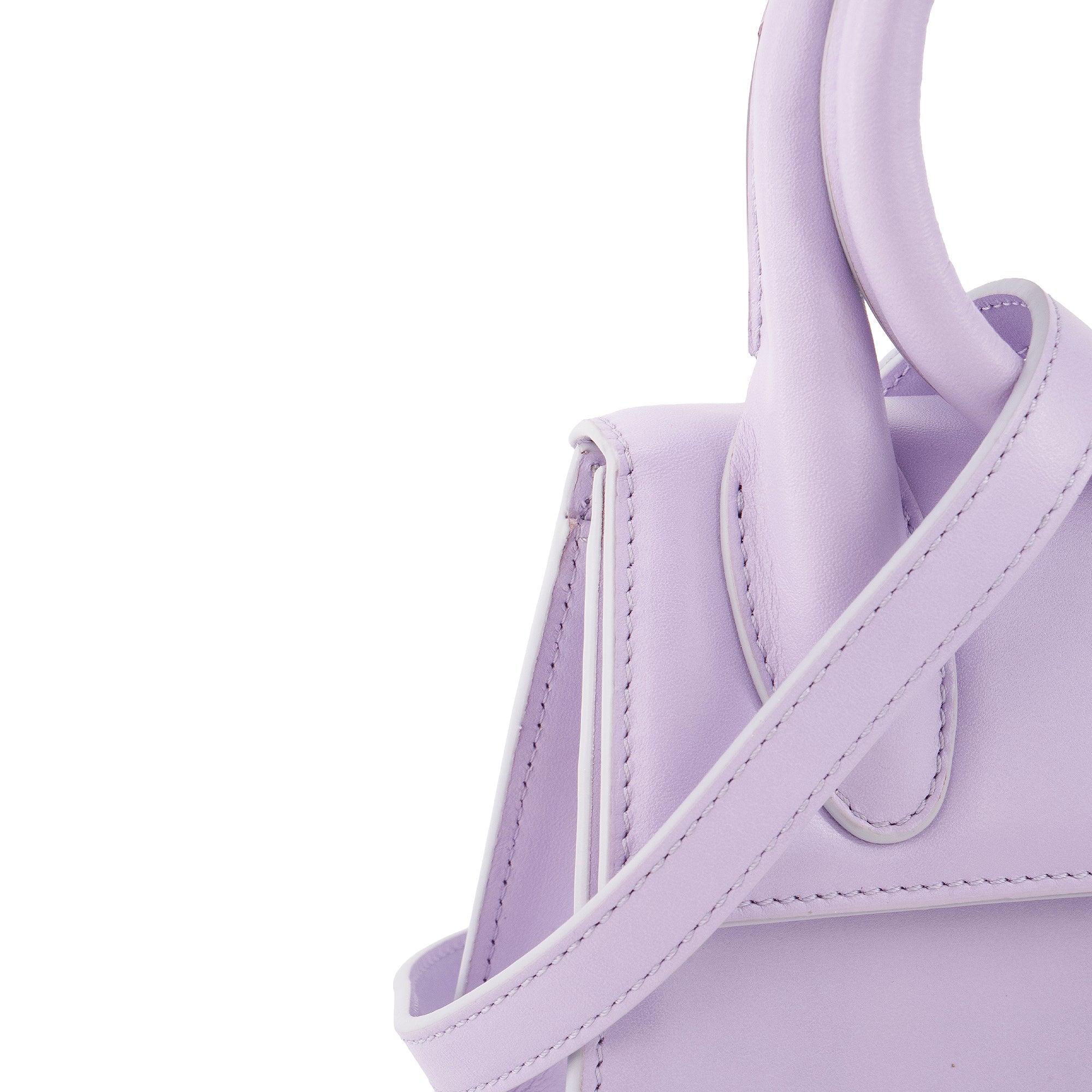 JACQUEMUS - Sac à bandoulière Chiquito Noeud Jacquemus en cuir violet