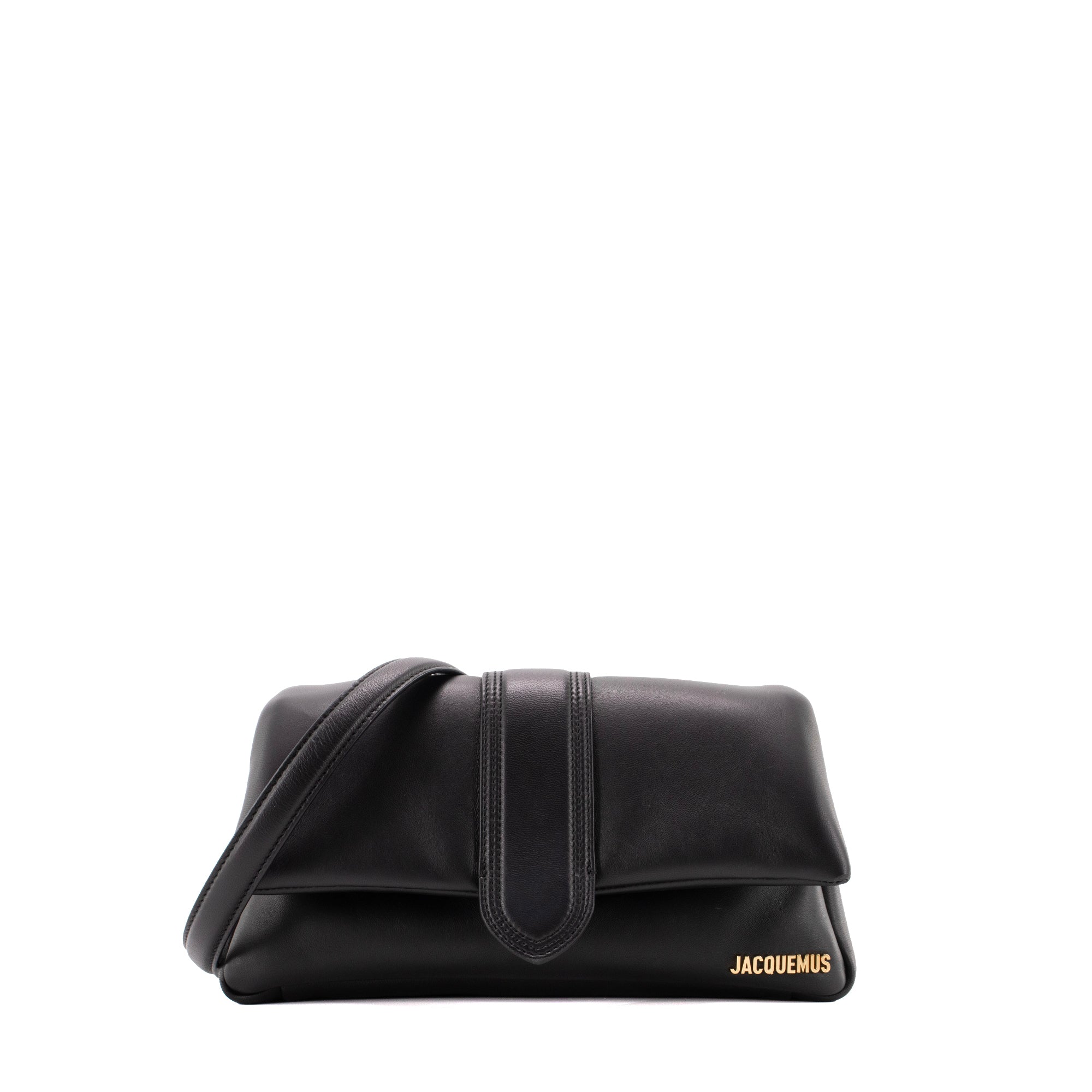 JACQUEMUS - Sac à bandoulière Le Bambimou Jacquemus en cuir noir