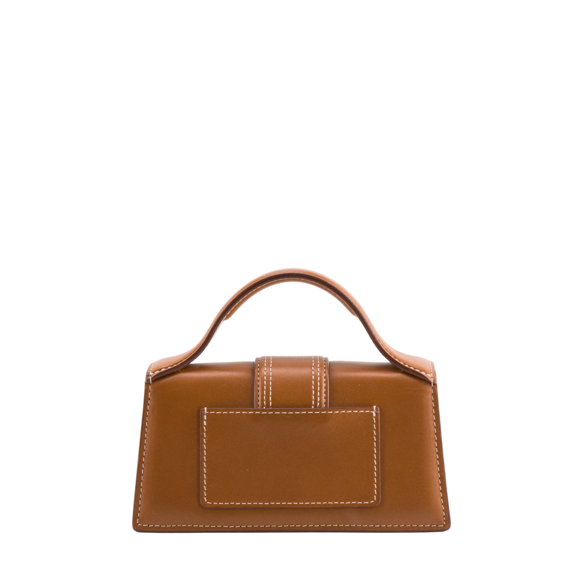 JACQUEMUS - Sac à bandoulière Le Bambino Jacquemus en cuir lisse marron