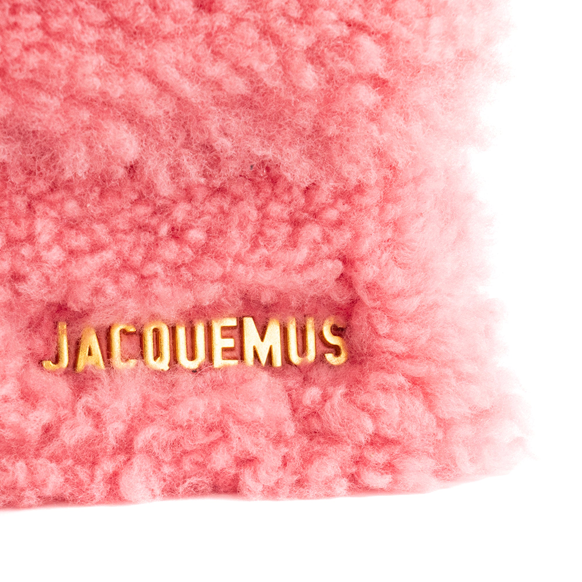 JACQUEMUS - Sac à bandoulière Le Bambino Jacquemus en fourrure et cuir rose