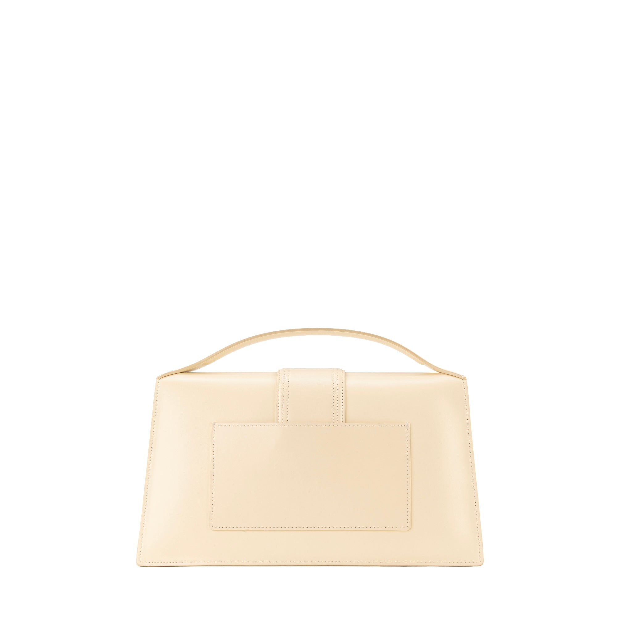 JACQUEMUS - Sac à bandoulière Le Bambinou Jacquemus en cuir lisse jaune