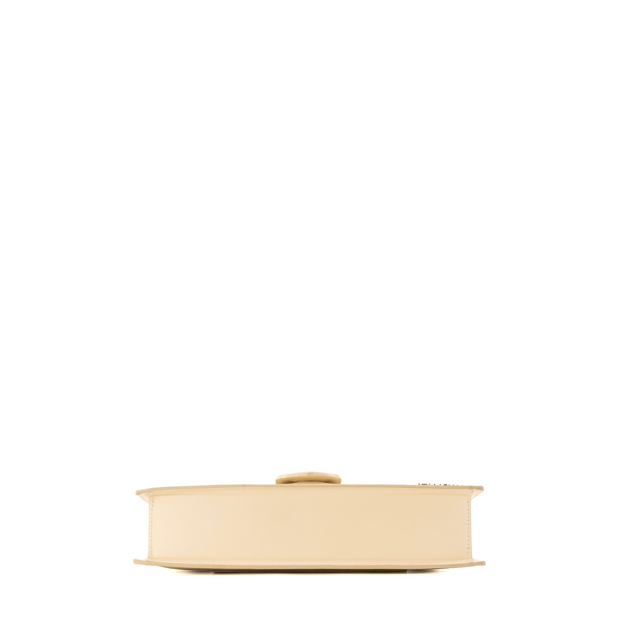 JACQUEMUS - Sac à bandoulière Le Bambinou Jacquemus en cuir lisse jaune