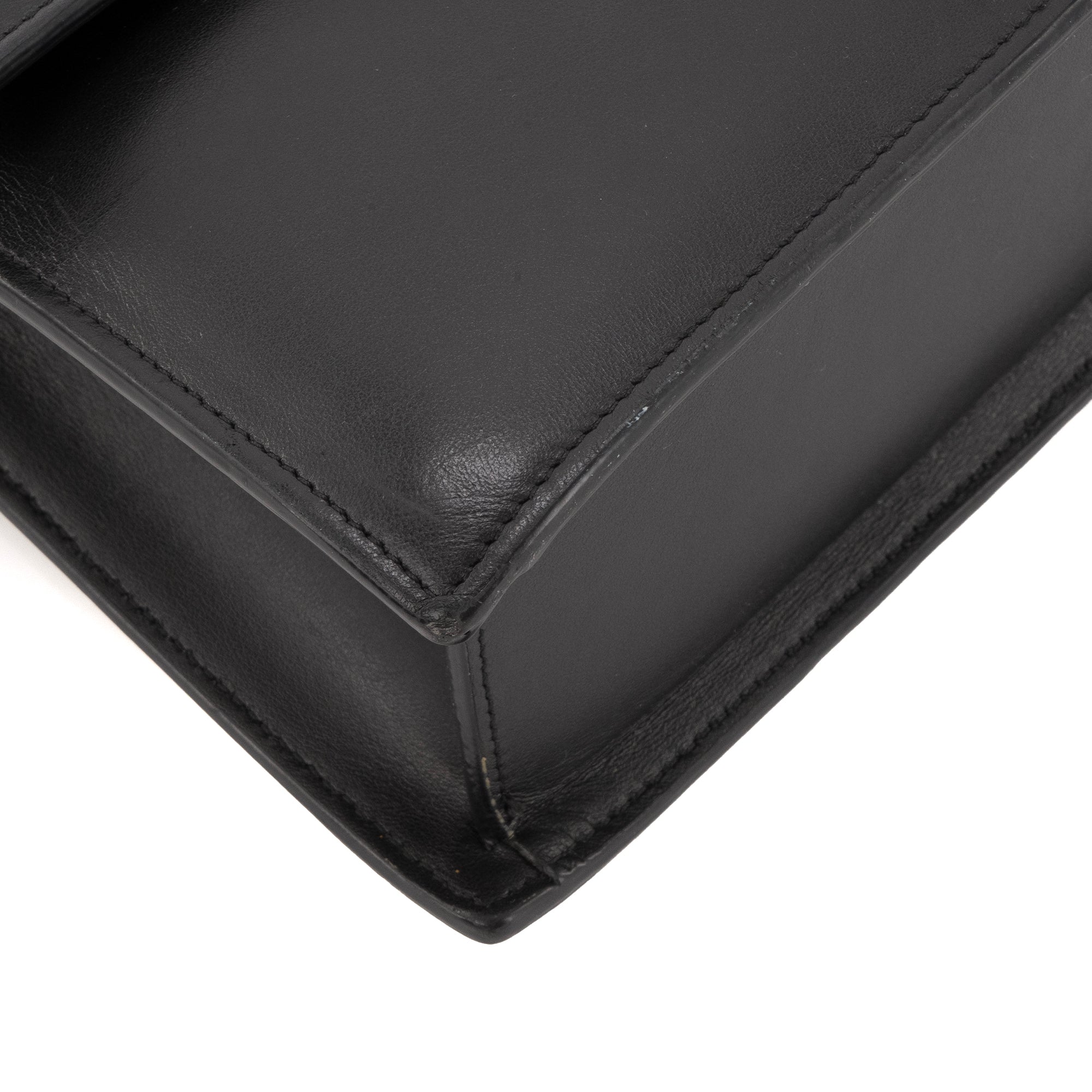 JACQUEMUS - Sac à bandoulière Le Bambinou Jacquemus en cuir noir