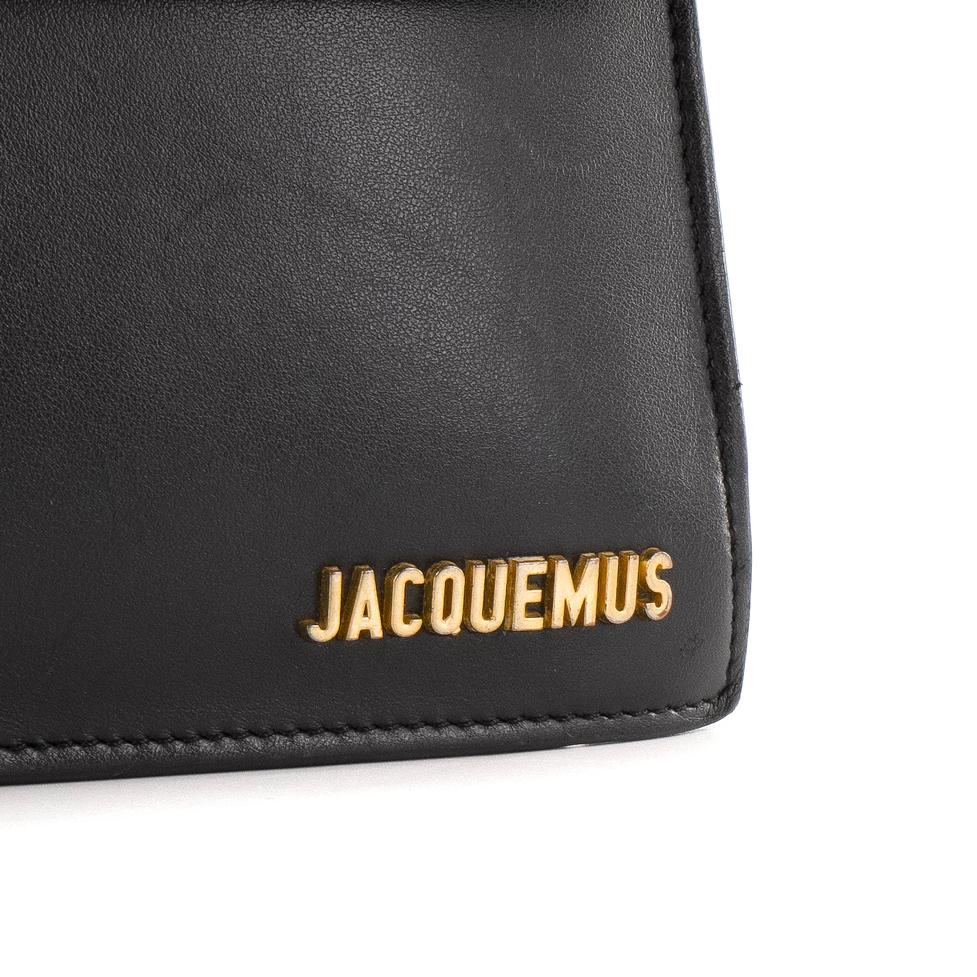 JACQUEMUS - Sac à bandoulière Le Bambinou Jacquemus en cuir noir