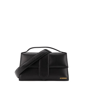 JACQUEMUS - Sac à bandoulière Le Bambinou Jacquemus en cuir noir
