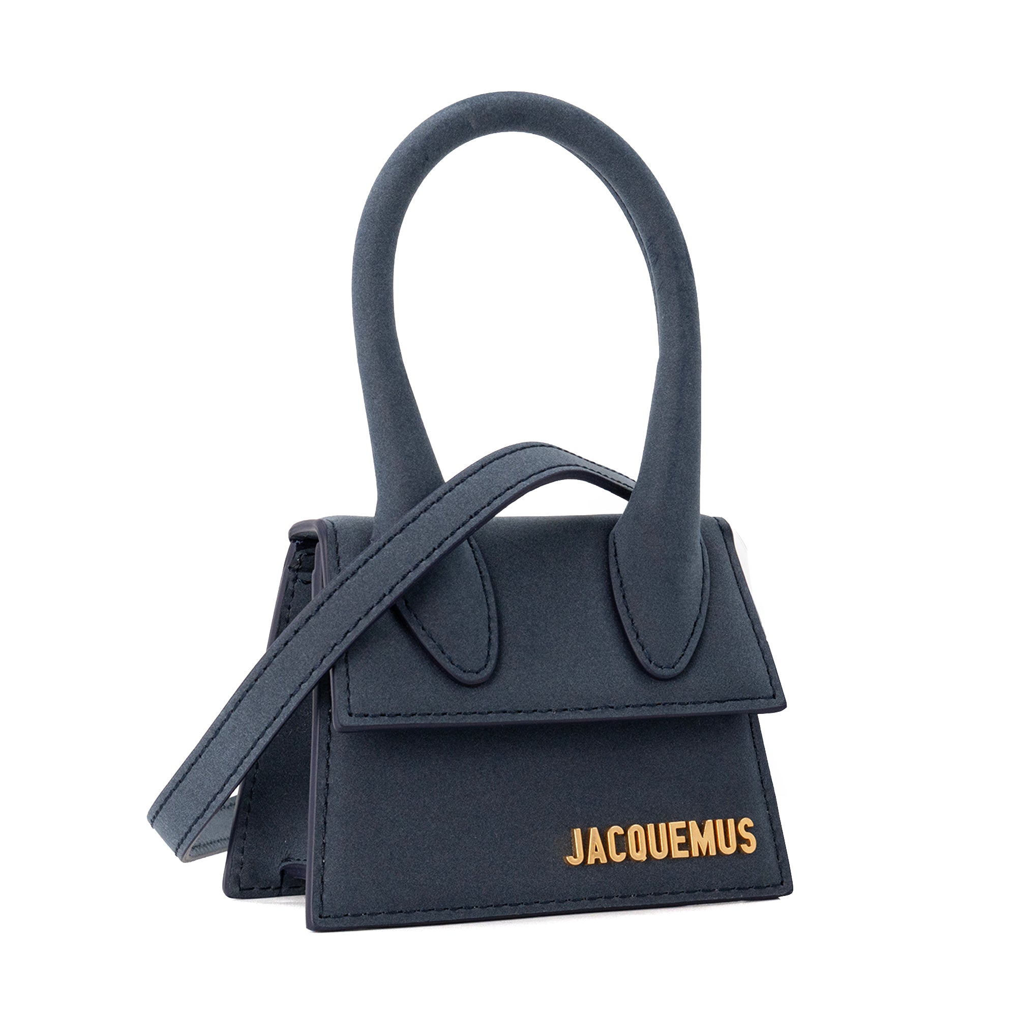 JACQUEMUS - Sac à bandoulière Le chiquito Jacquemus en nubuck bleu