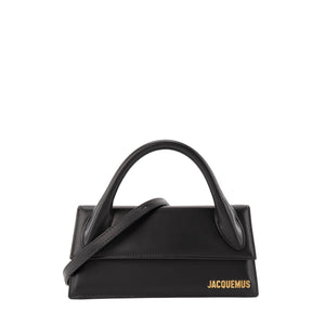 JACQUEMUS - Sac à bandoulière Le Chiquito Long Jacquemus en cuir noir