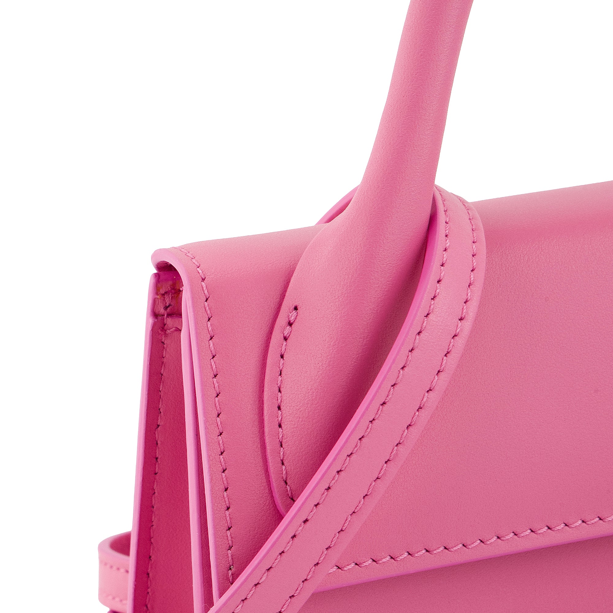 JACQUEMUS - Sac à bandoulière Le Chiquito Long Jacquemus en cuir rose