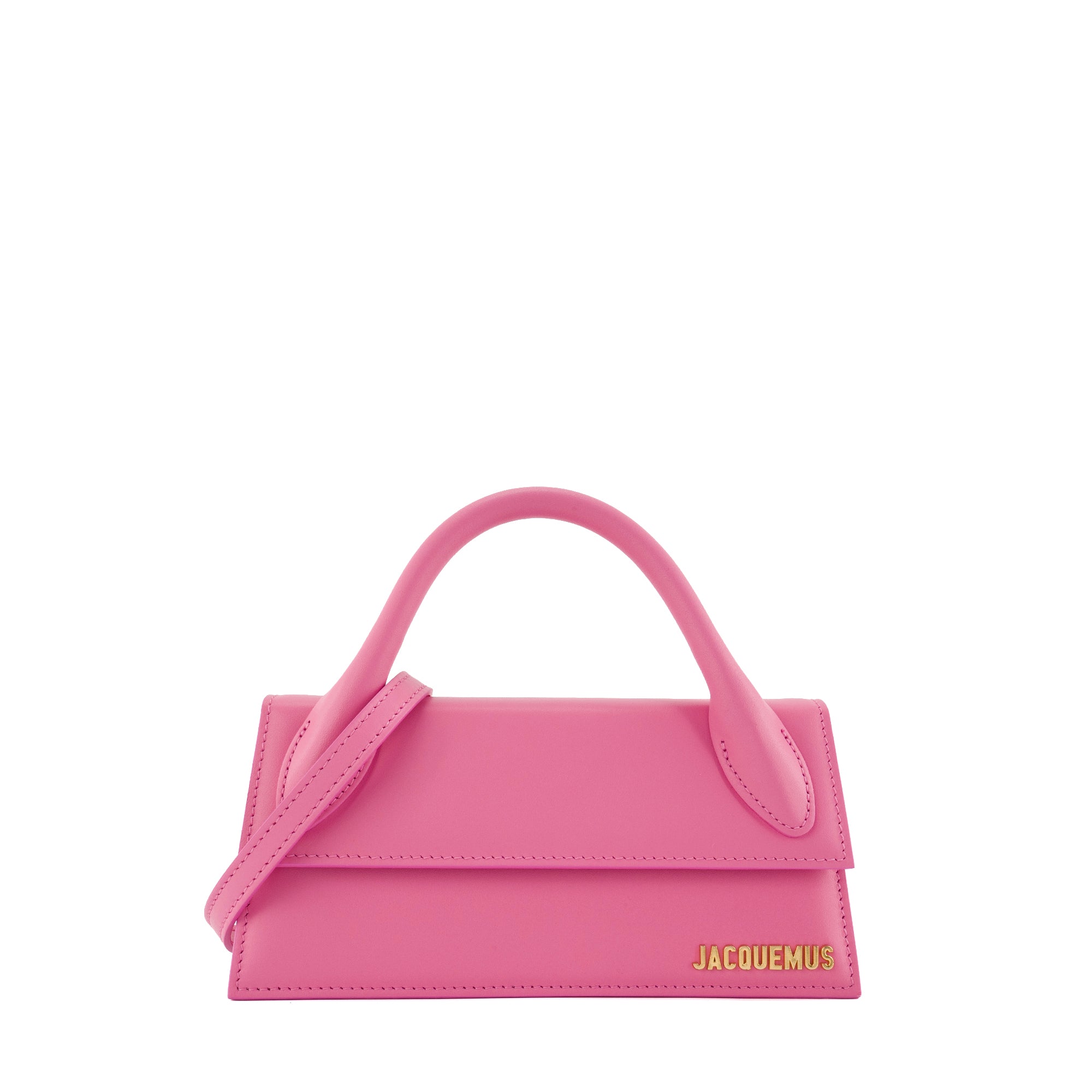 JACQUEMUS - Sac à bandoulière Le Chiquito Long Jacquemus en cuir rose