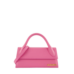 JACQUEMUS - Sac à bandoulière Le Chiquito Long Jacquemus en cuir rose