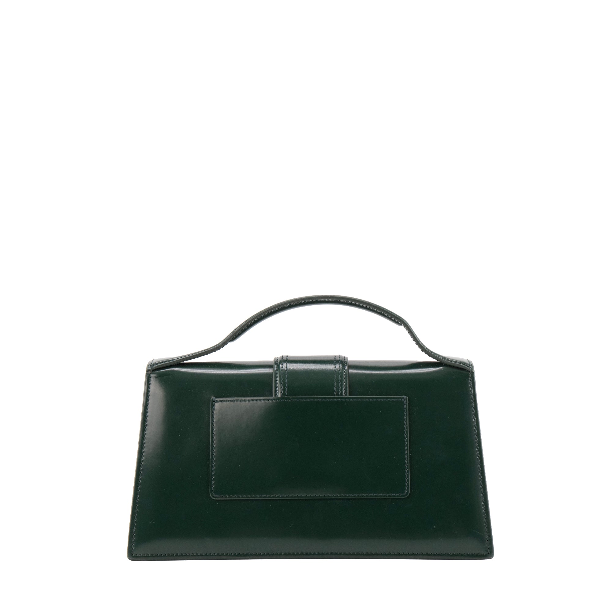 JACQUEMUS - Sac à bandoulière Le Grand Bambino Jacquemus en cuir glacé vert