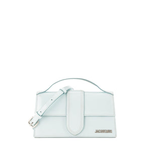 JACQUEMUS - Sac à bandoulière Le Grand Bambino Jacquemus en cuir lisse bleu