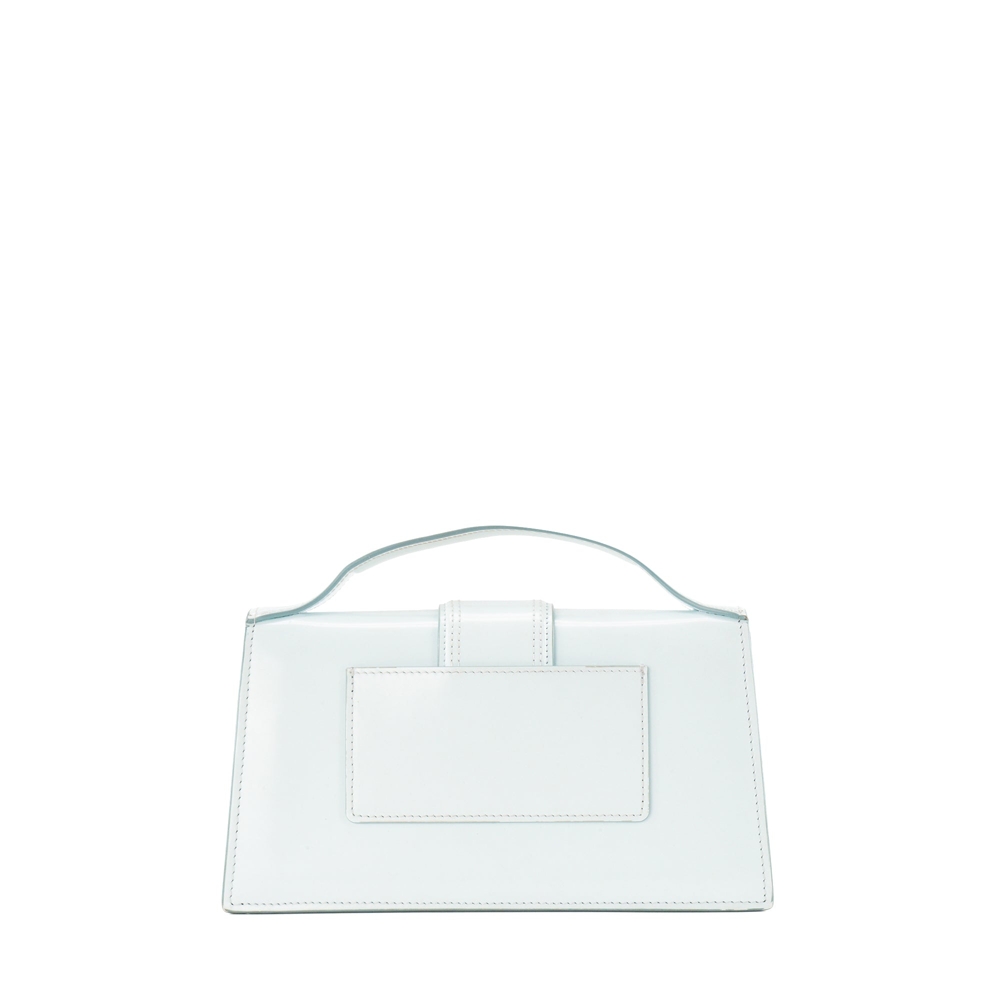 JACQUEMUS - Sac à bandoulière Le Grand Bambino Jacquemus en cuir lisse bleu