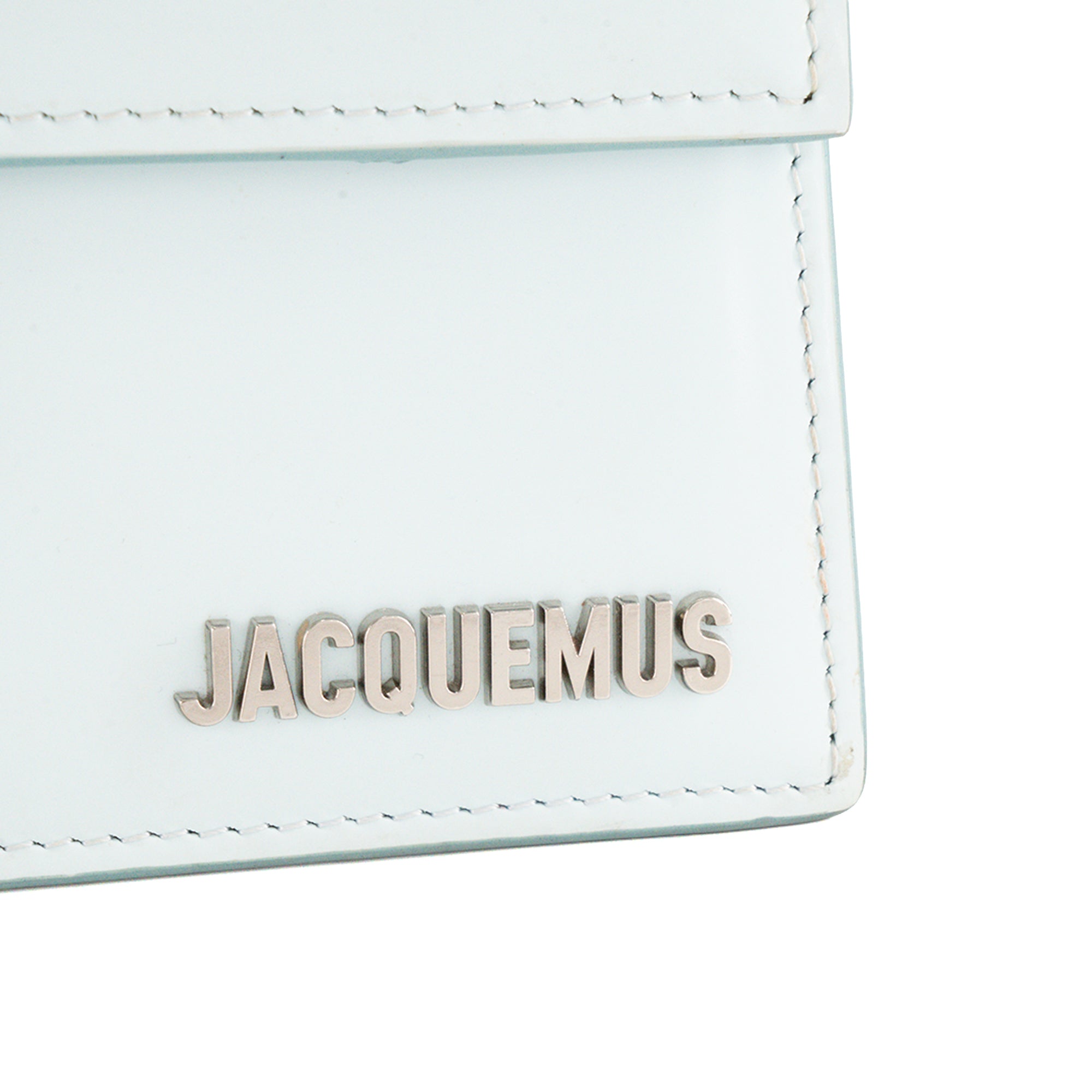 JACQUEMUS - Sac à bandoulière Le Grand Bambino Jacquemus en cuir lisse bleu