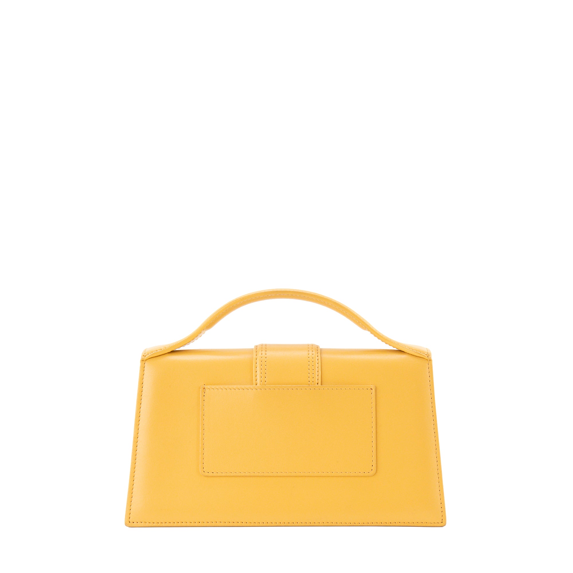 JACQUEMUS - Sac à bandoulière Le Grand Bambino Jacquemus en cuir lisse jaune