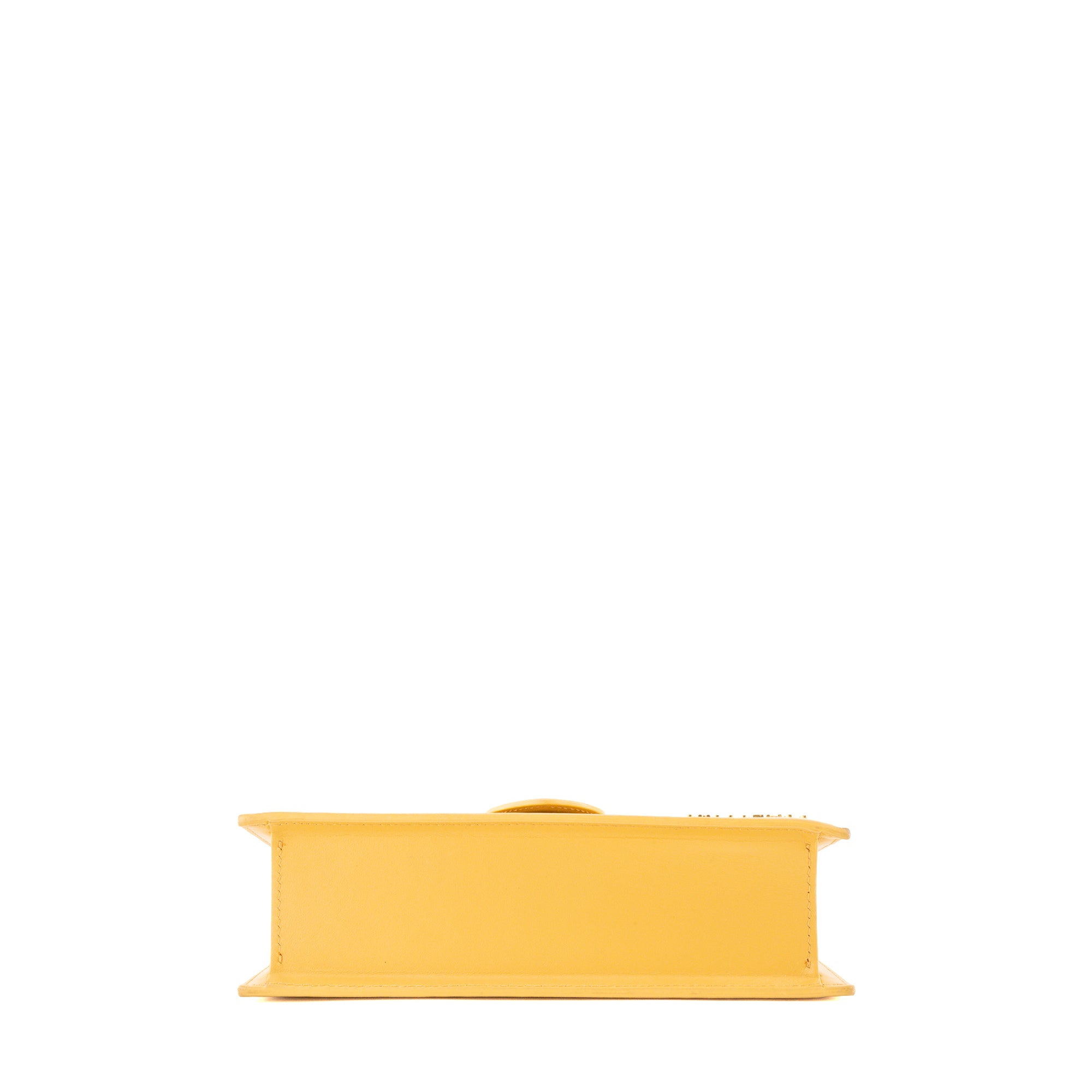 JACQUEMUS - Sac à bandoulière Le Grand Bambino Jacquemus en cuir lisse jaune