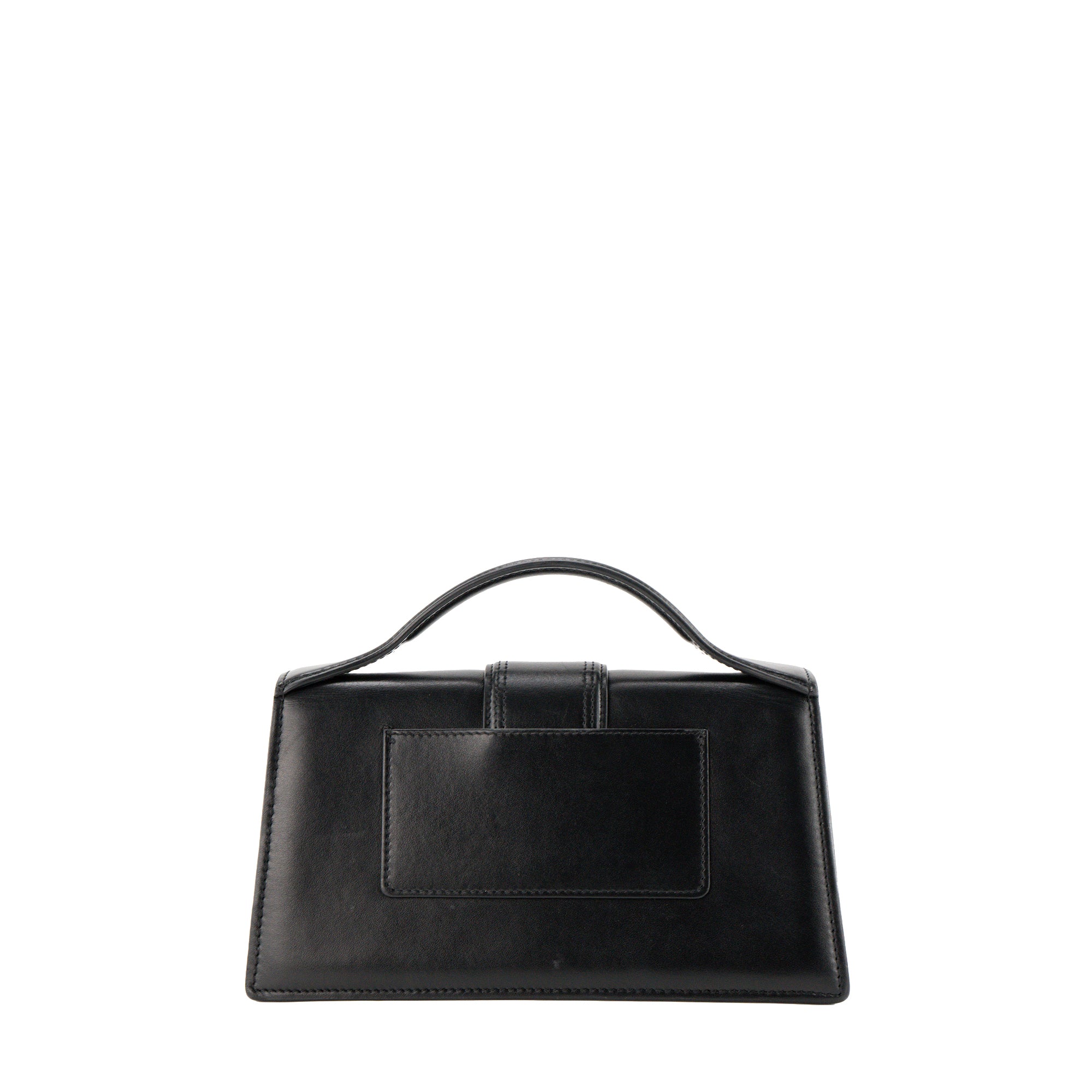 JACQUEMUS - Sac à bandoulière Le Grand Bambino Jacquemus en cuir lisse noir