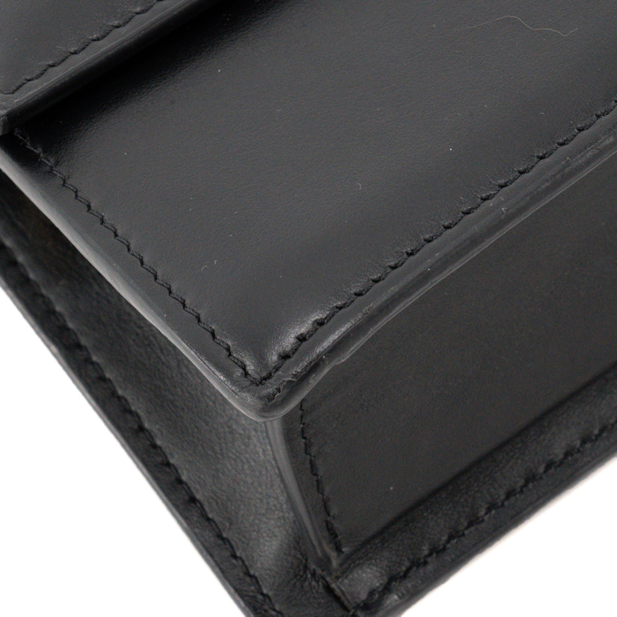 JACQUEMUS - Sac à bandoulière Le Grand Bambino Jacquemus en cuir lisse noir