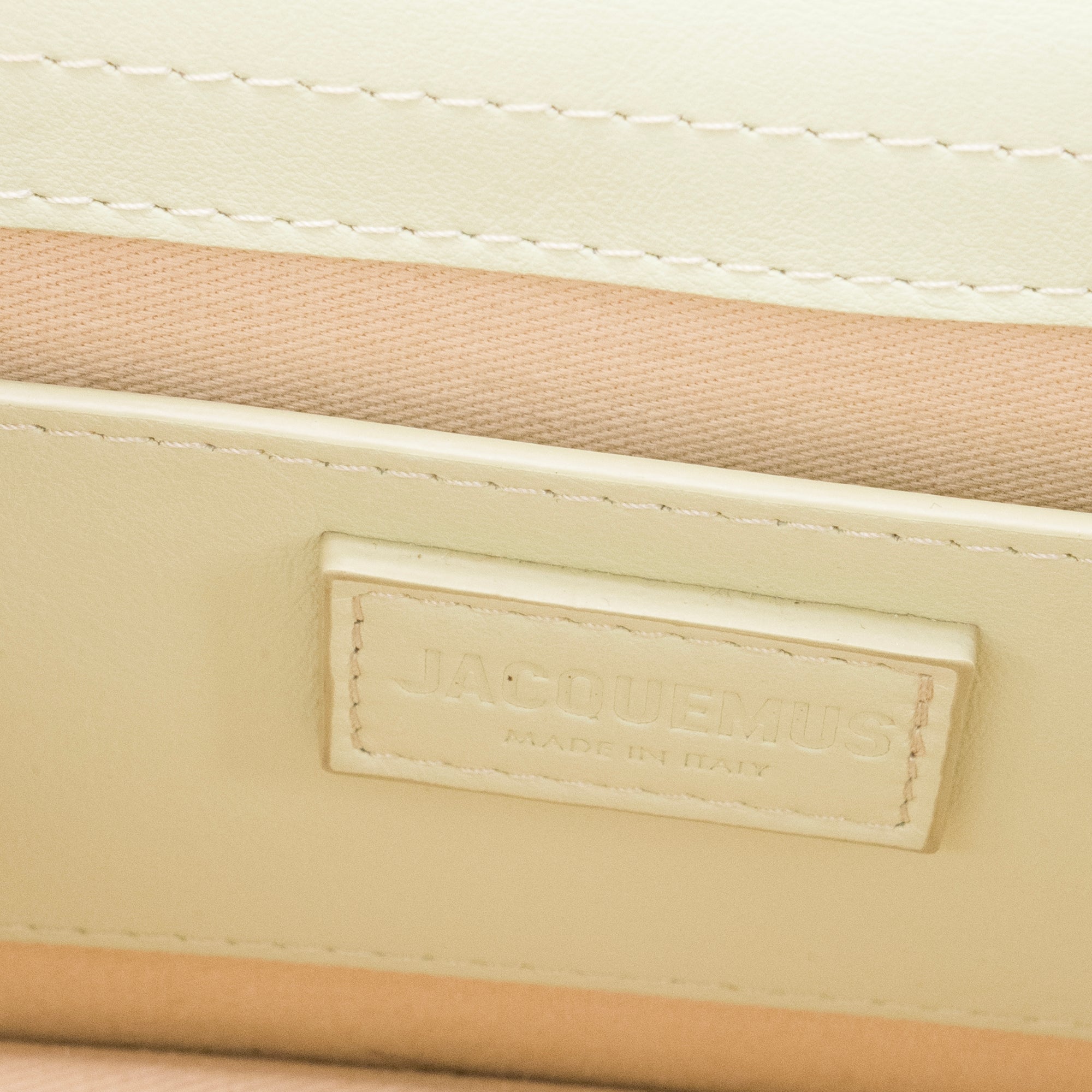 JACQUEMUS - Sac à bandoulière Le Grand Bambino Jacquemus en cuir vert