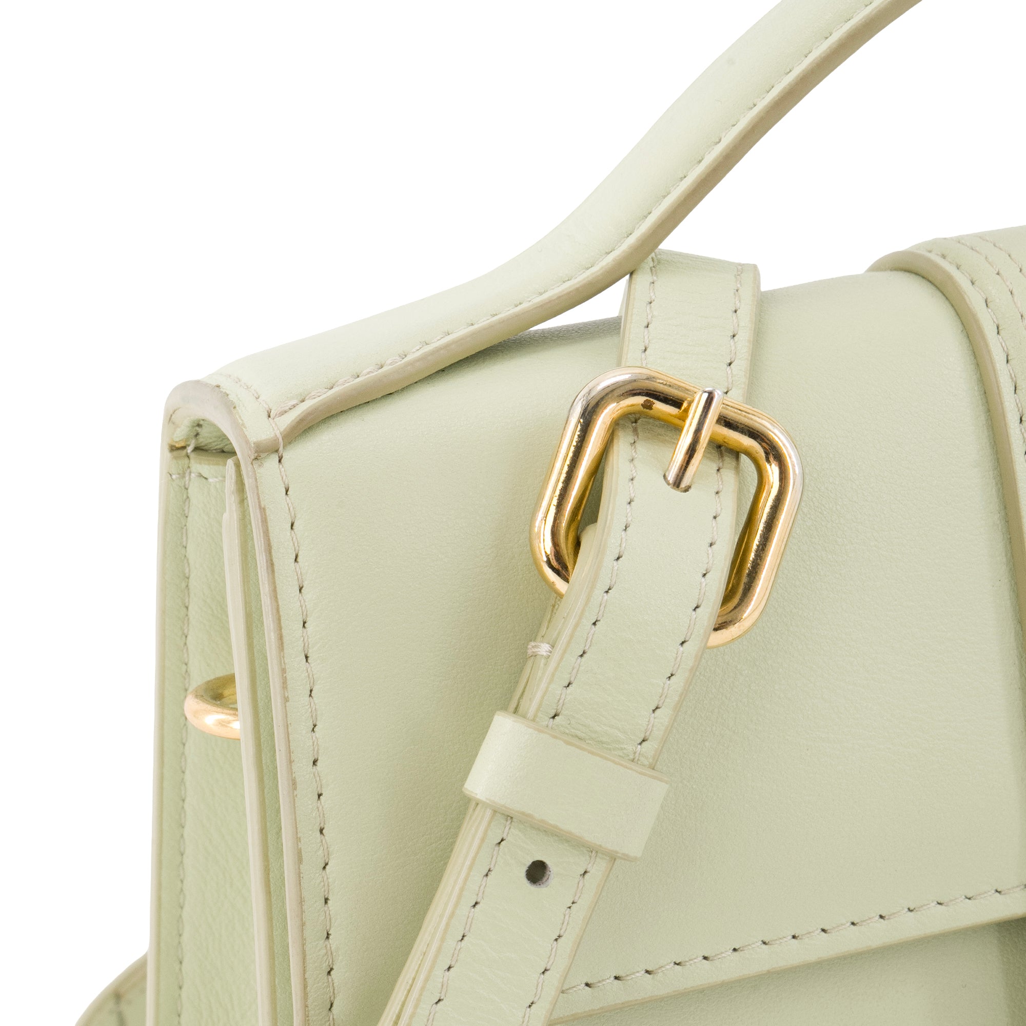 JACQUEMUS - Sac à bandoulière Le Grand Bambino Jacquemus en cuir vert