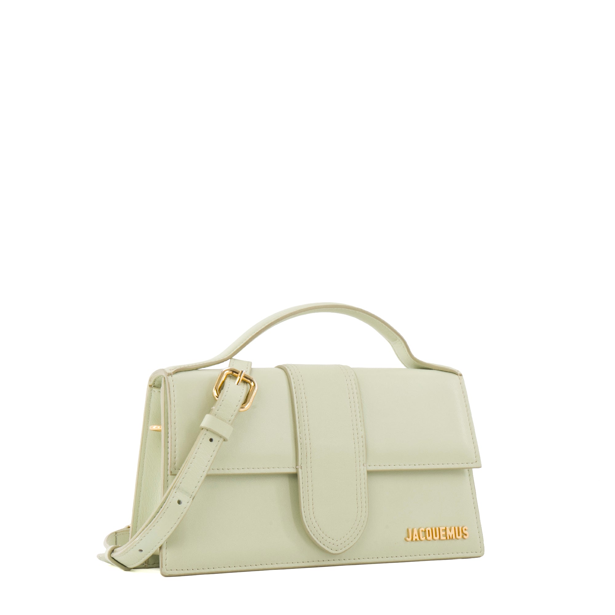 JACQUEMUS - Sac à bandoulière Le Grand Bambino Jacquemus en cuir vert