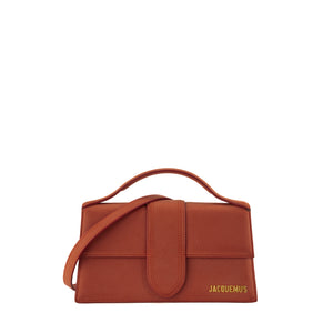 JACQUEMUS - Sac à bandoulière Le Grand Bambino Jacquemus en nubuck bordeaux