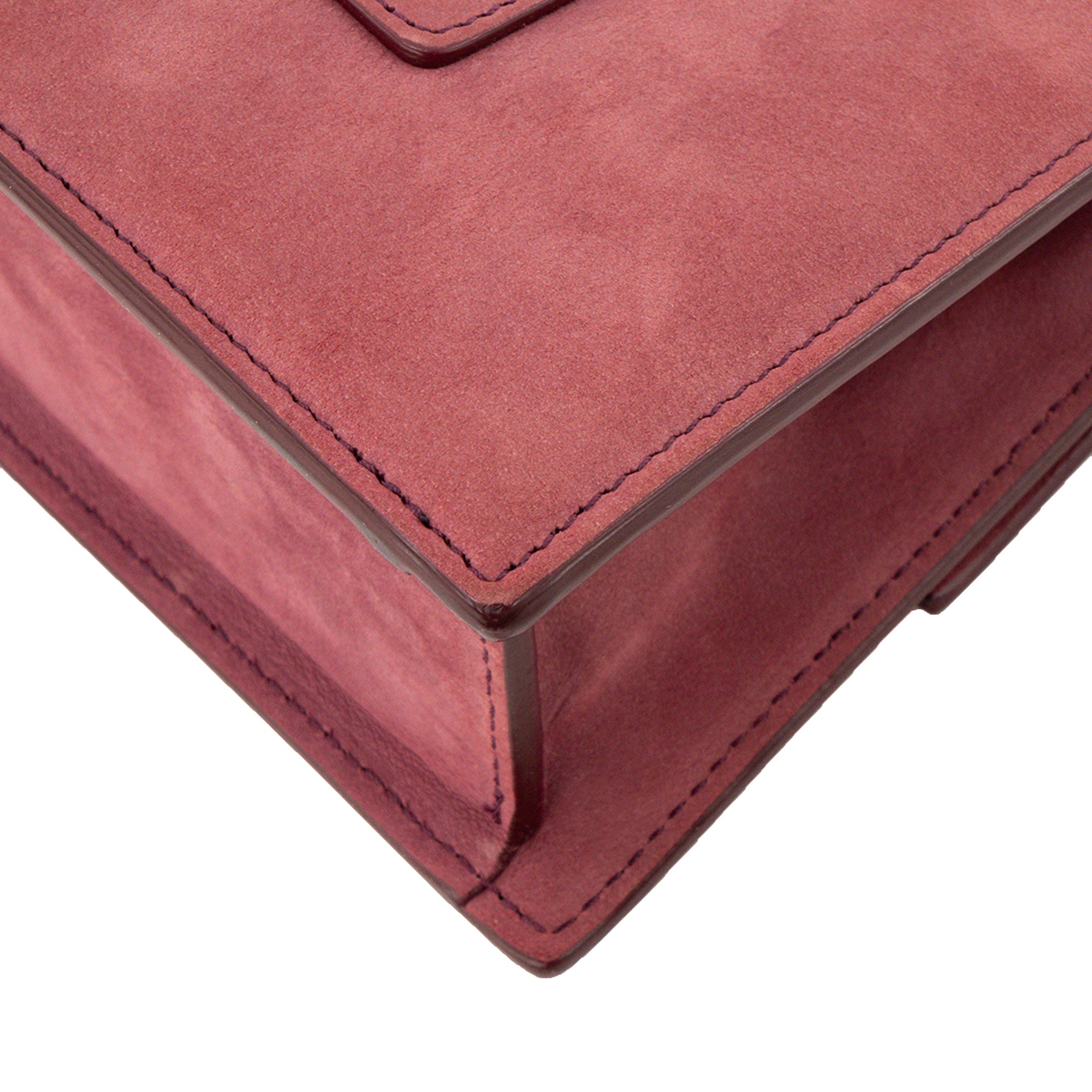 JACQUEMUS - Sac à bandoulière Le Grand Bambino Jacquemus en nubuck bordeaux