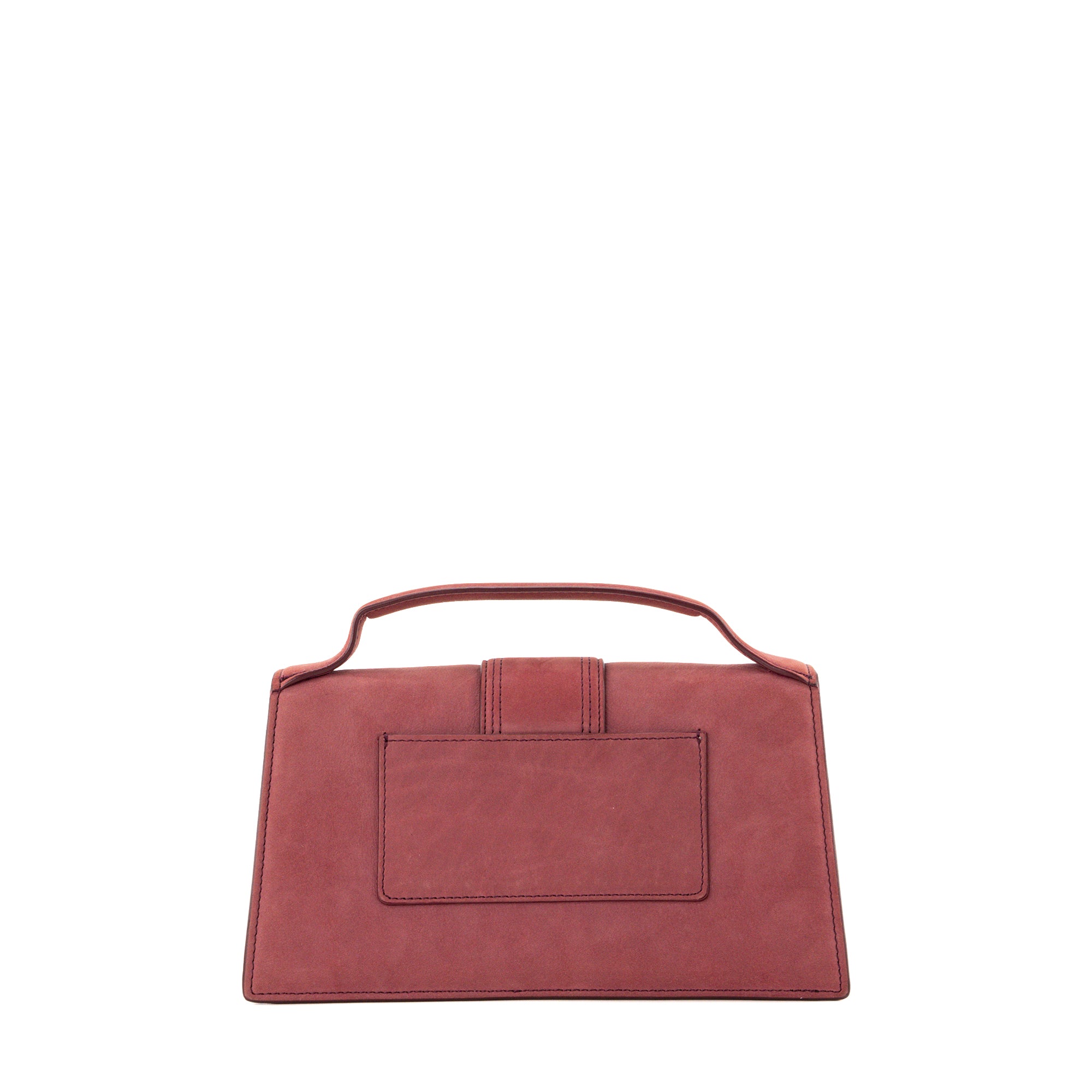 JACQUEMUS - Sac à bandoulière Le Grand Bambino Jacquemus en nubuck bordeaux