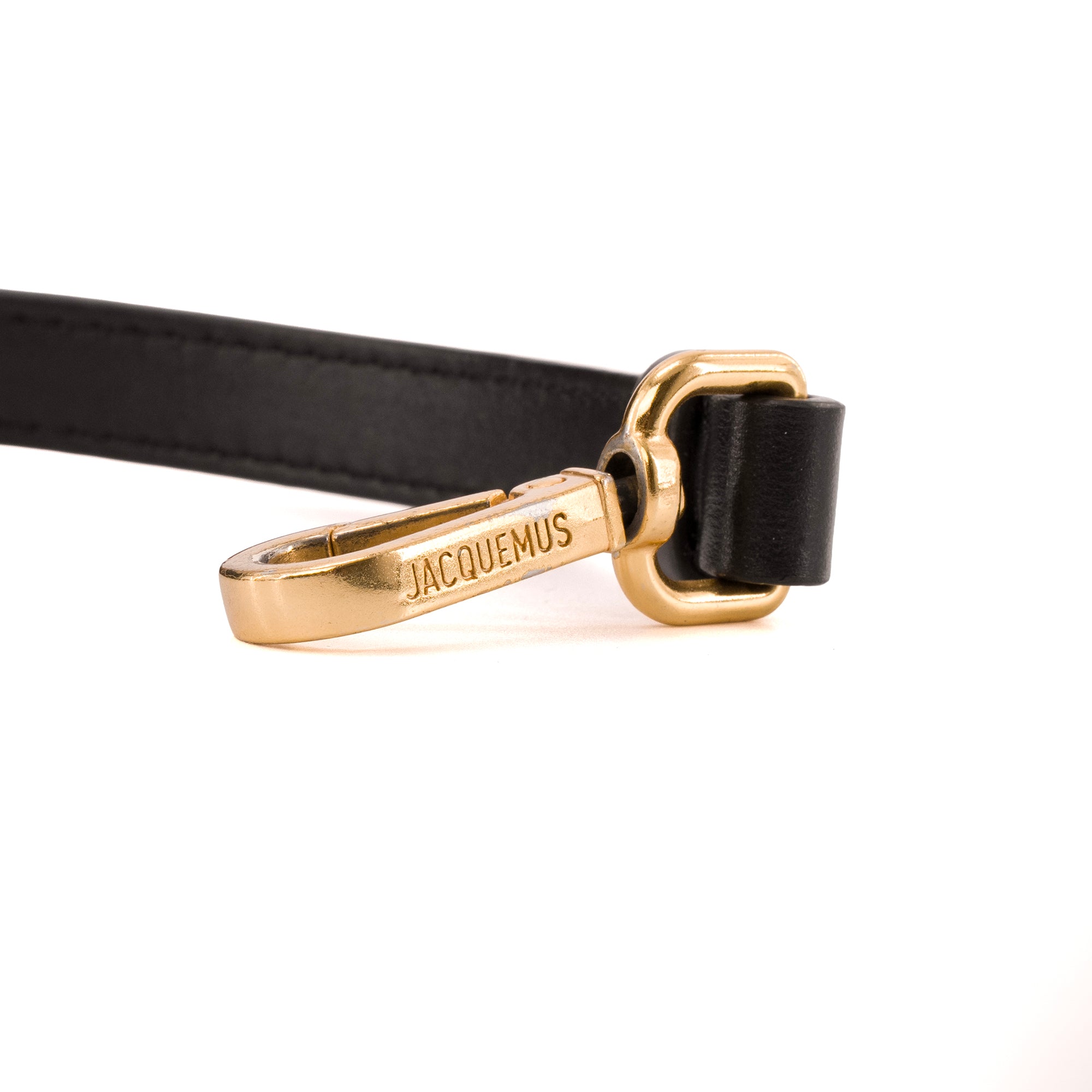 JACQUEMUS - Sac à bandoulière Le Grand Chiquito Jacquemus en cuir lisse noir