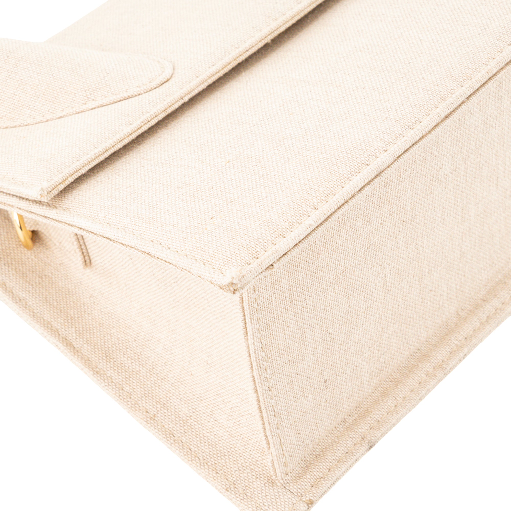 JACQUEMUS - Sac à bandoulière Le Grand Chiquito Jacquemus en lin beige