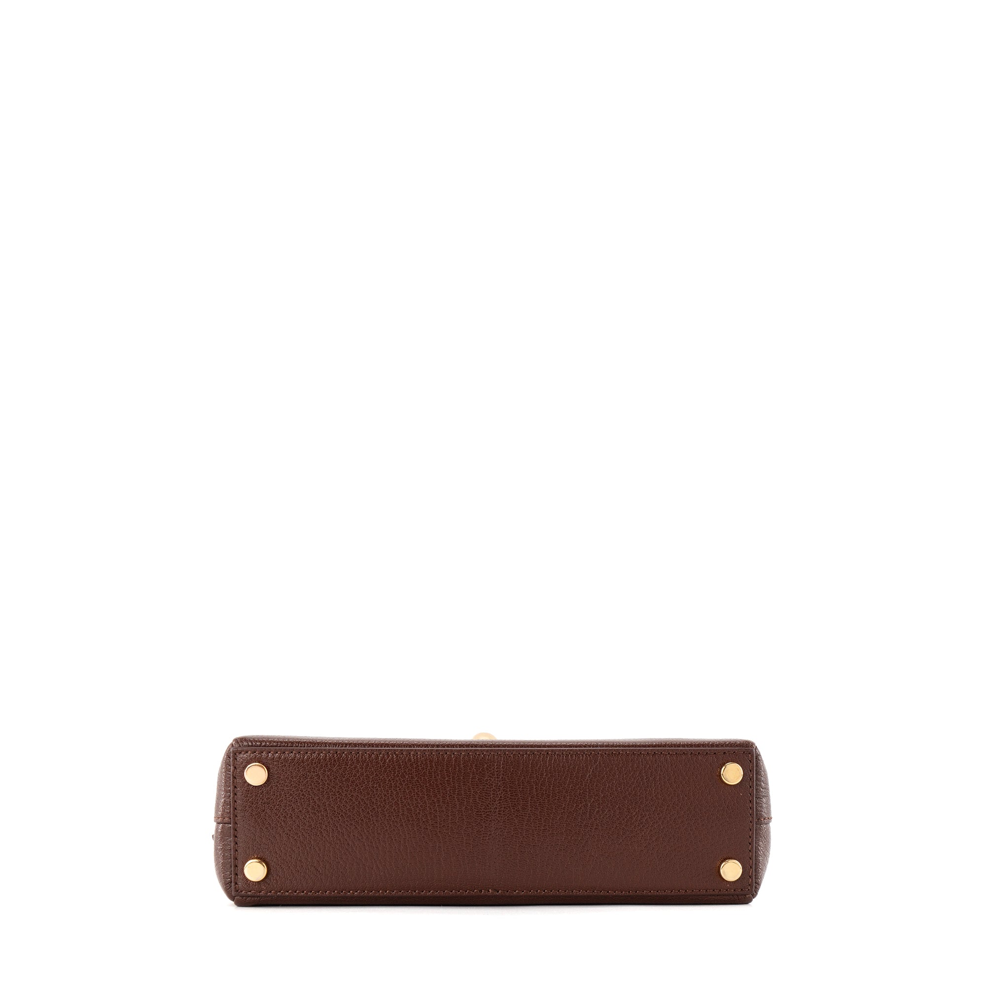 JACQUEMUS - Sac à bandoulière Le petit Valérie Jacquemus en cuir grainé marron