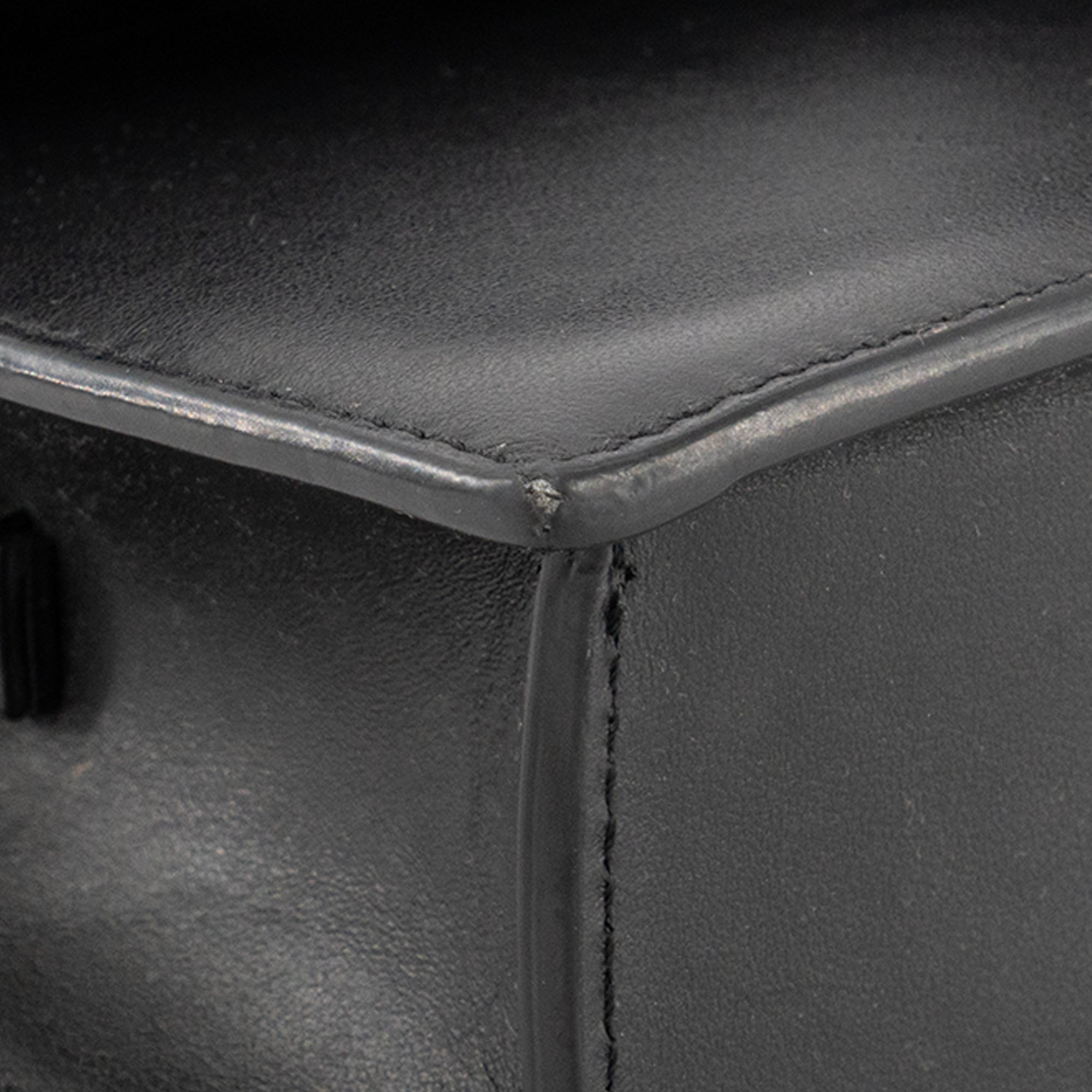 JACQUEMUS - Sac à épaule Bambino Long Jacquemus en cuir noir