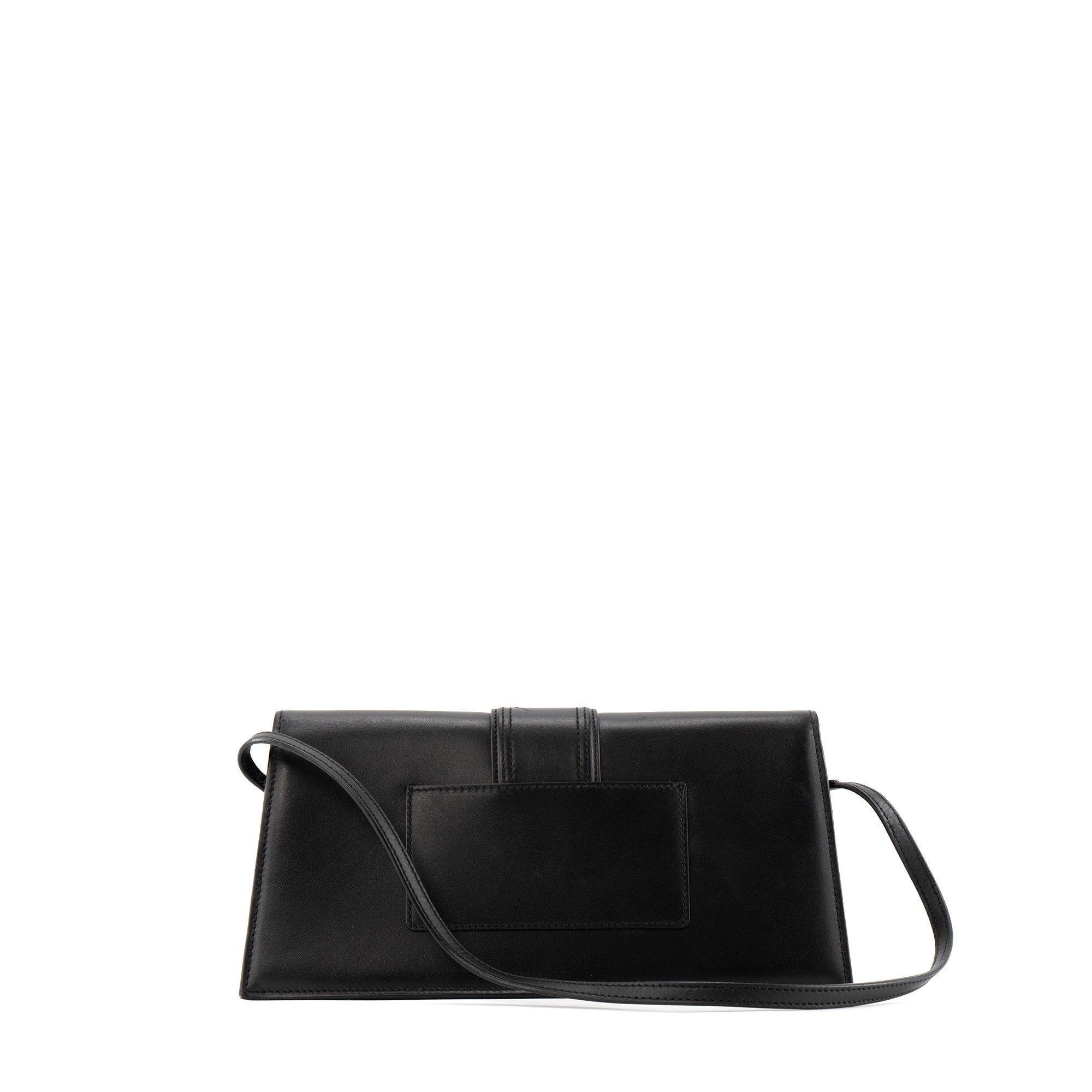 JACQUEMUS - Sac à épaule Bambino Long Jacquemus en cuir noir