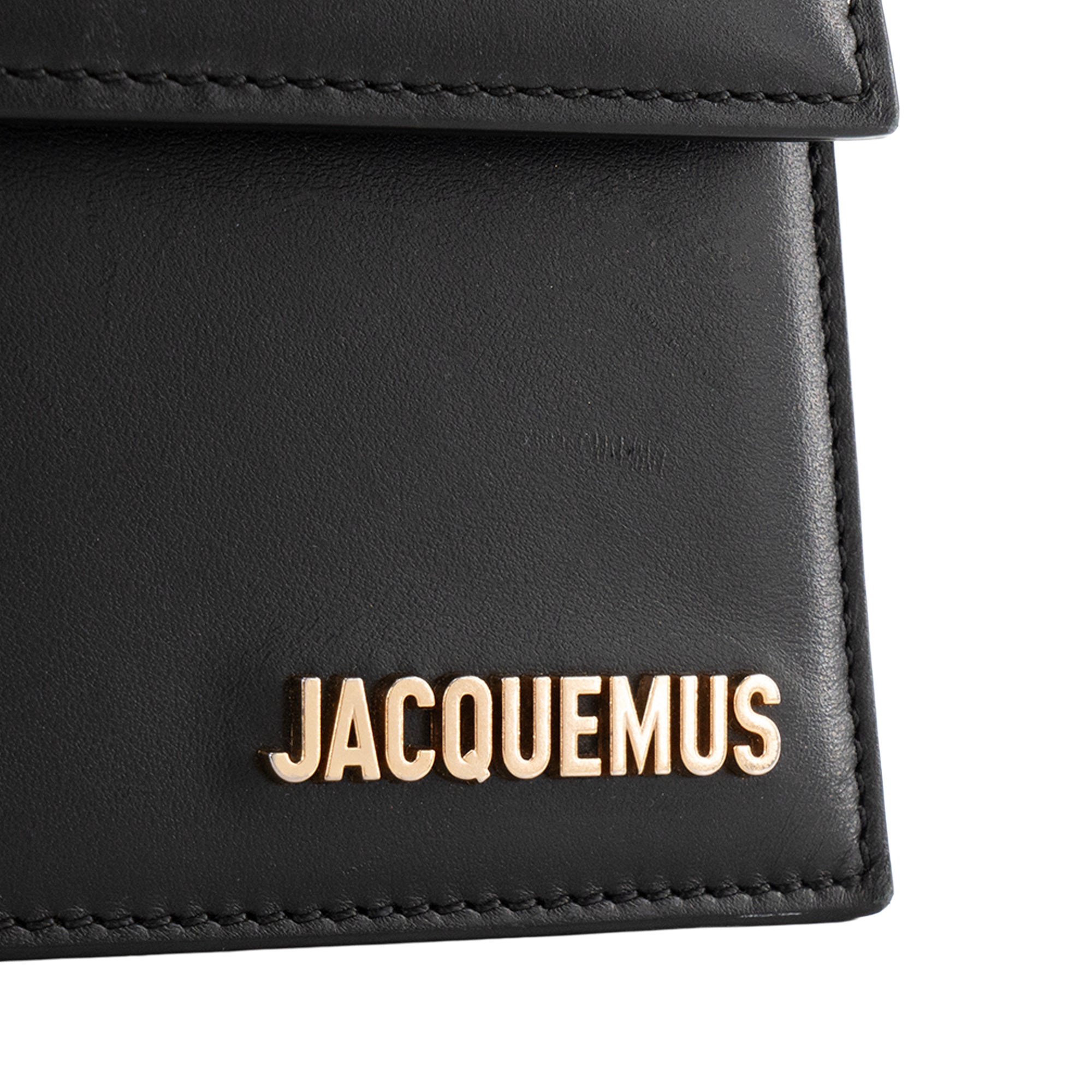 JACQUEMUS - Sac à épaule Bambino Long Jacquemus en cuir noir