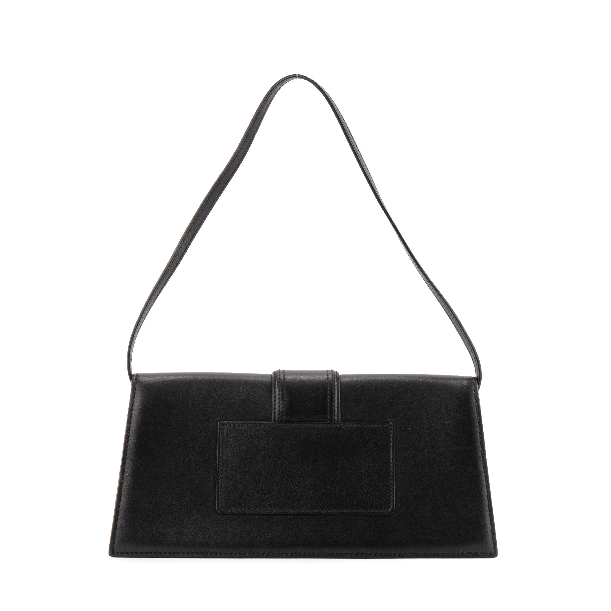 JACQUEMUS - Sac à épaule Bambino Long Jacquemus en cuir noir