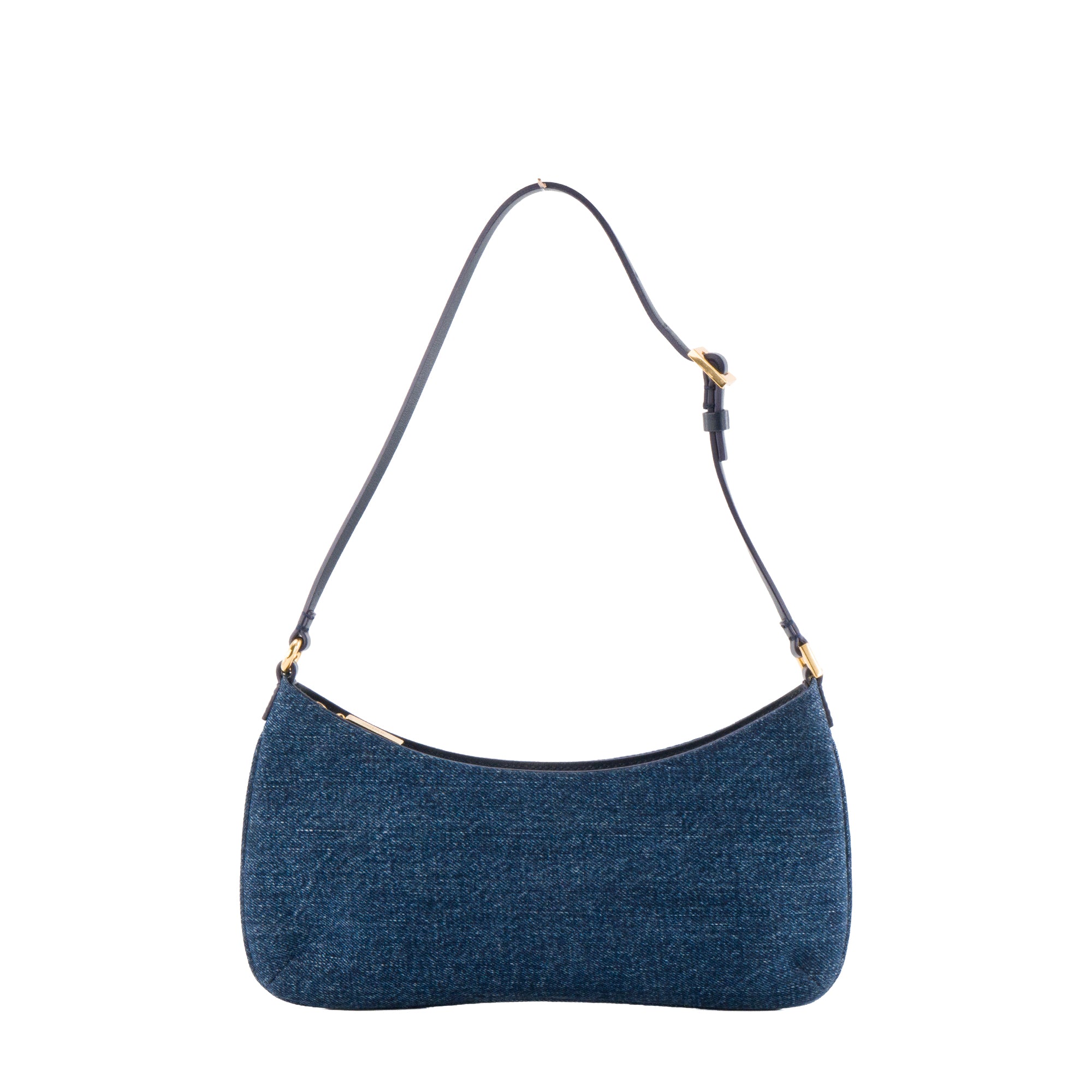 JACQUEMUS - Sac à épaule Le Bisou Jacquemus en denim bleu marine