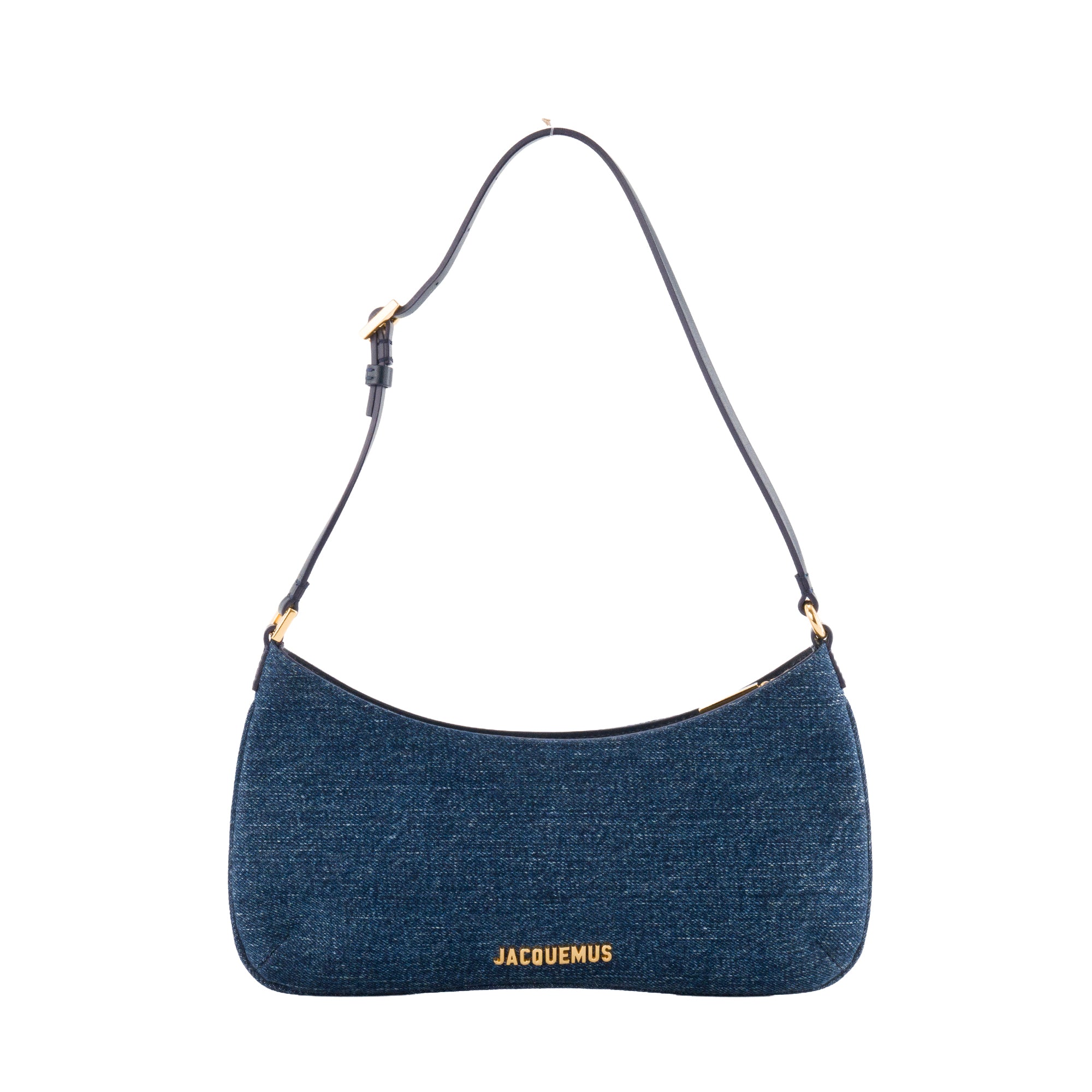 JACQUEMUS - Sac à épaule Le Bisou Jacquemus en denim bleu marine
