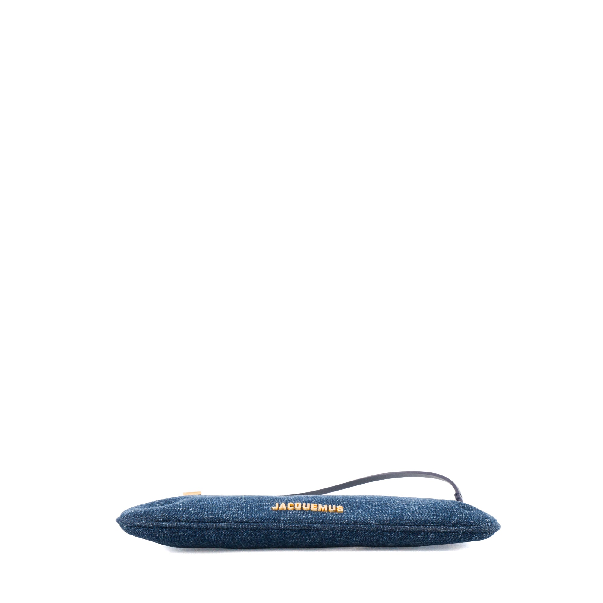 JACQUEMUS - Sac à épaule Le Bisou Jacquemus en denim bleu marine