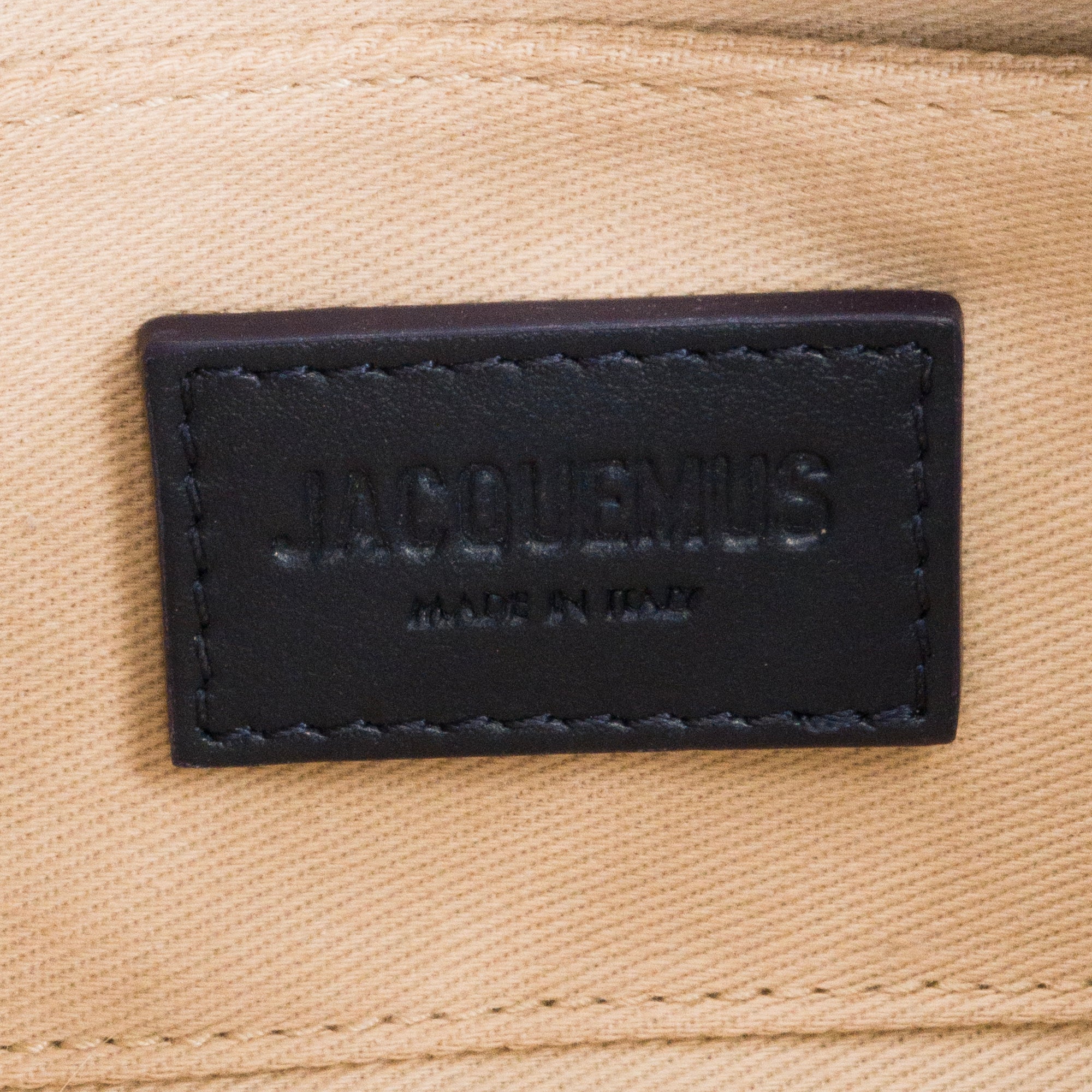 JACQUEMUS - Sac à épaule Le Bisou Jacquemus en denim bleu marine