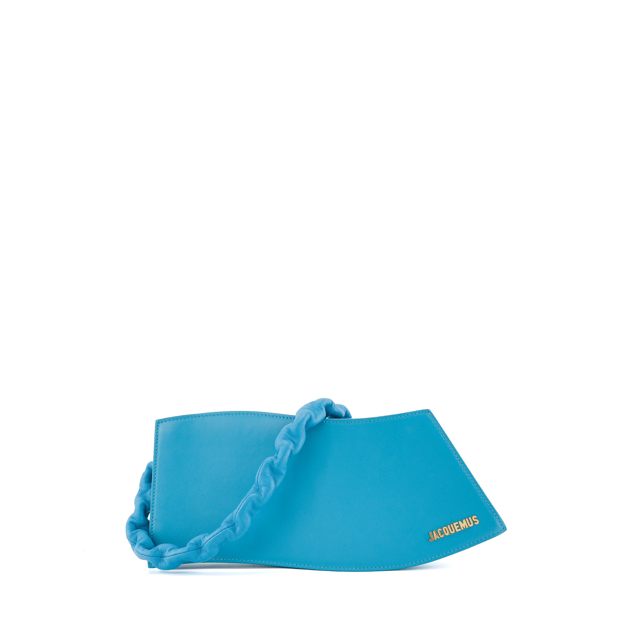 JACQUEMUS - Sac à épaule La Vague Jacquemus en cuir bleu