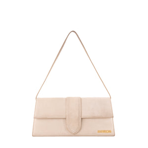 JACQUEMUS - Sac à épaule Le Bambino long Jacquemus en cuir beige