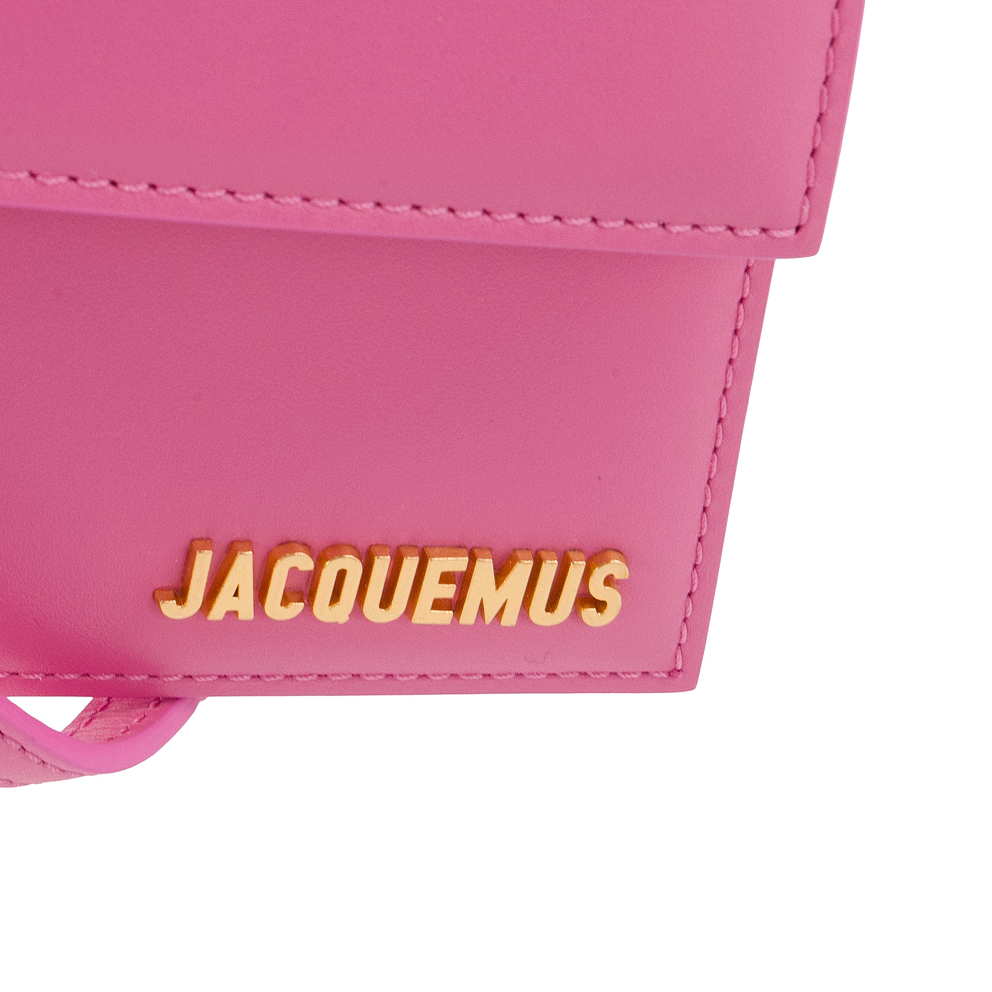JACQUEMUS - Sac à épaule Le Bambino long Jacquemus en cuir rose