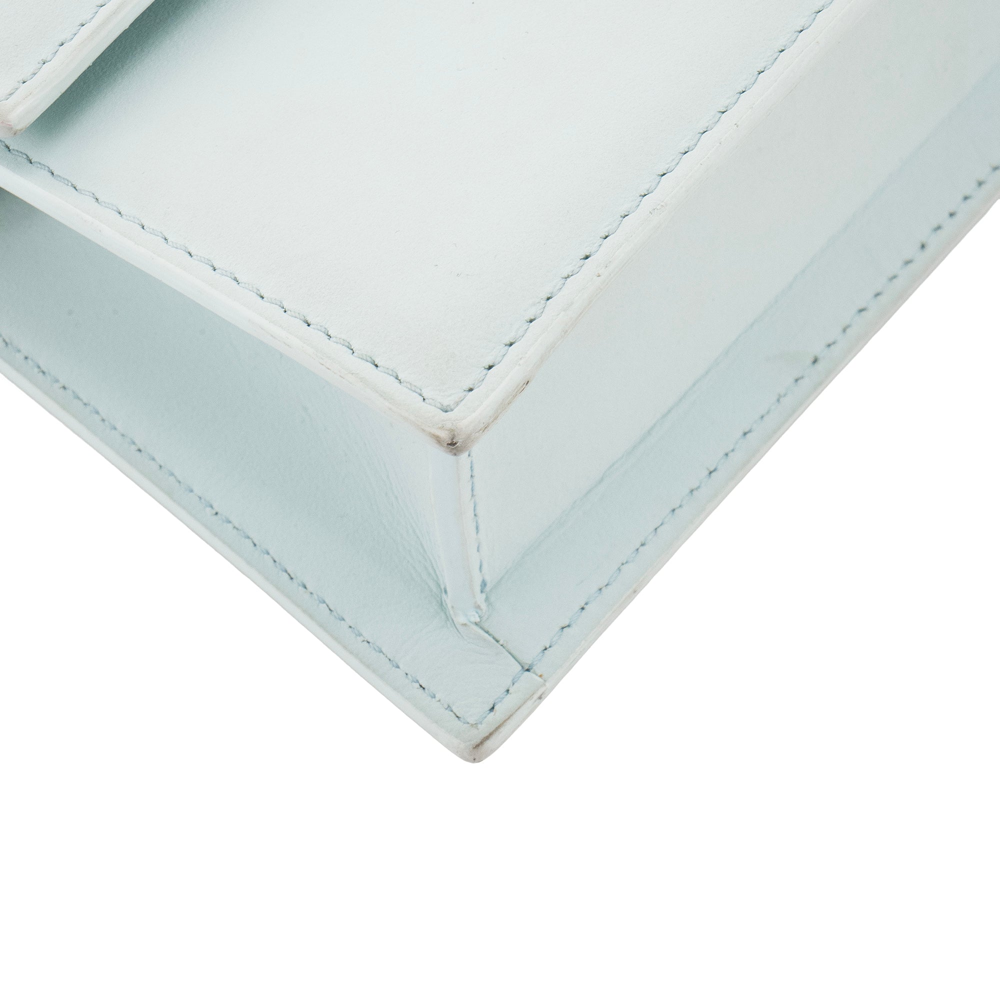 JACQUEMUS - Sac à épaule Le Bambino long Jacquemus en nubuck bleu