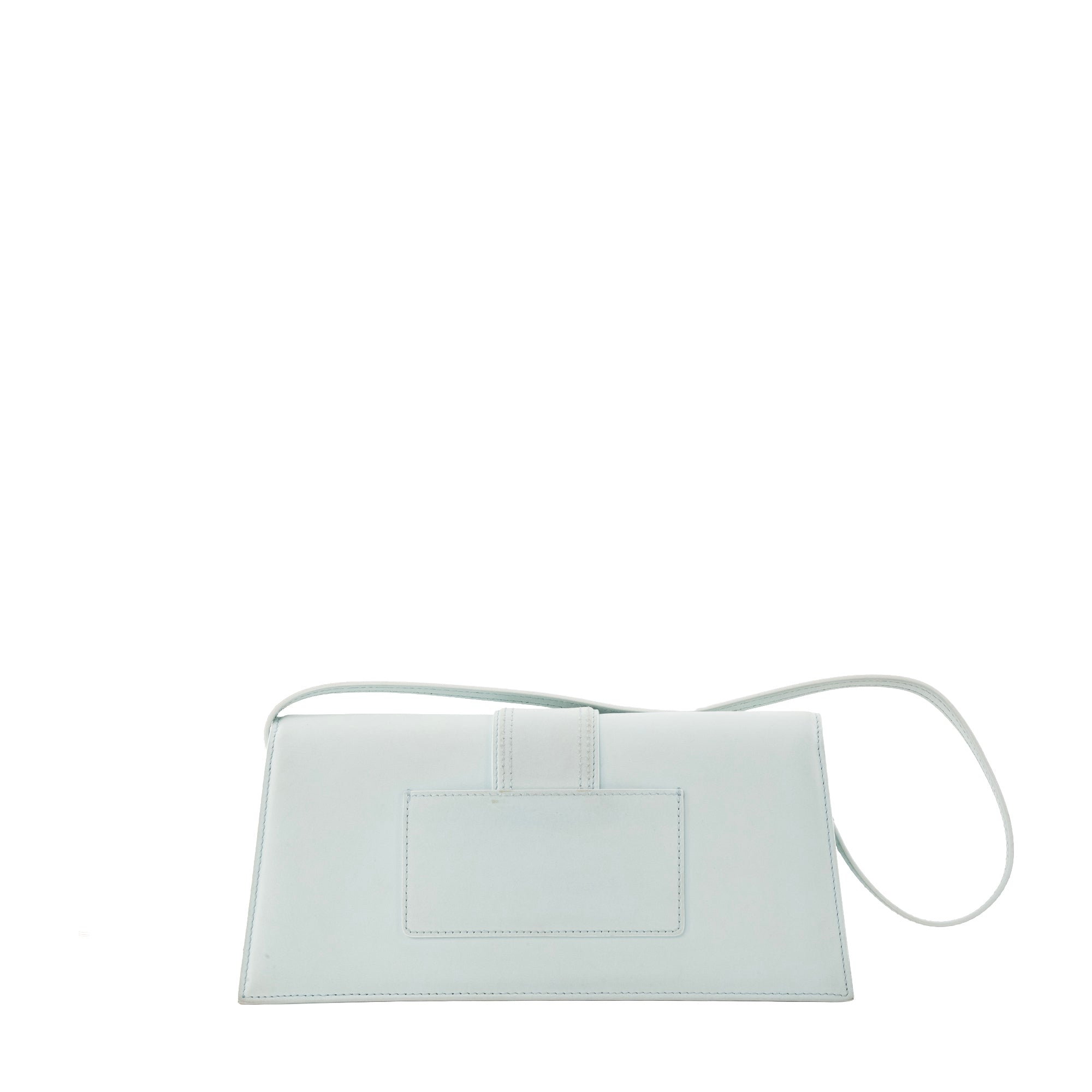 JACQUEMUS - Sac à épaule Le Bambino long Jacquemus en nubuck bleu