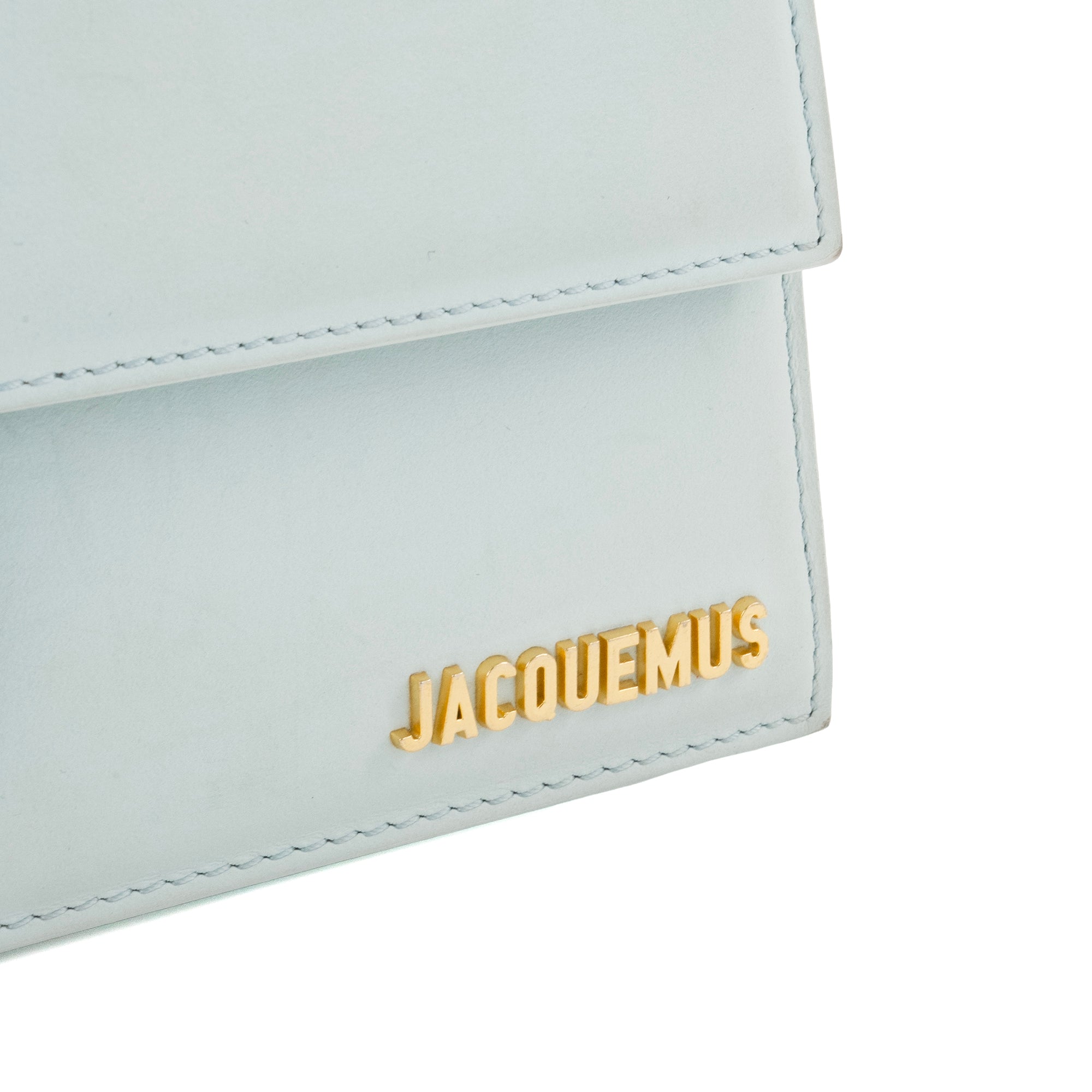 JACQUEMUS - Sac à épaule Le Bambino long Jacquemus en nubuck bleu