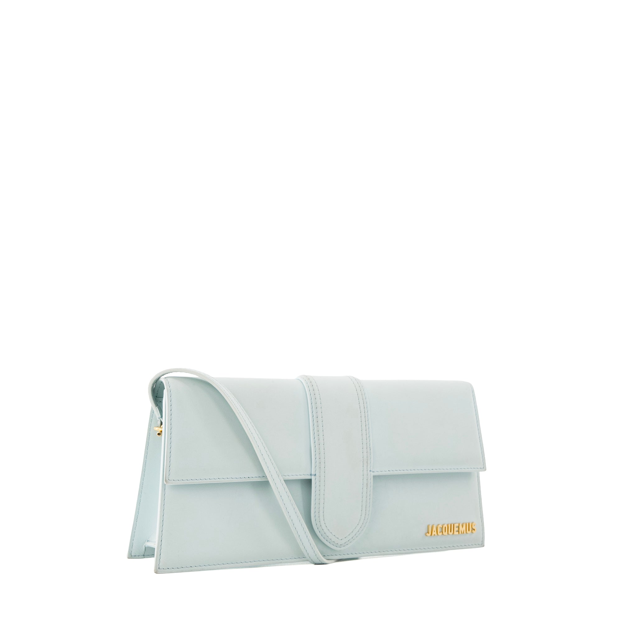 JACQUEMUS - Sac à épaule Le Bambino long Jacquemus en nubuck bleu