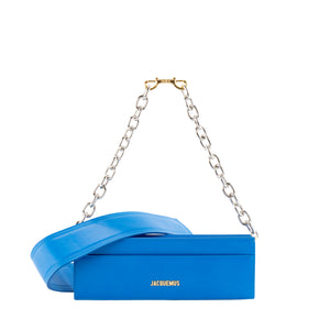 JACQUEMUS - Sac à épaule Le CiuCiu Jacquemus en cuir lisse bleu