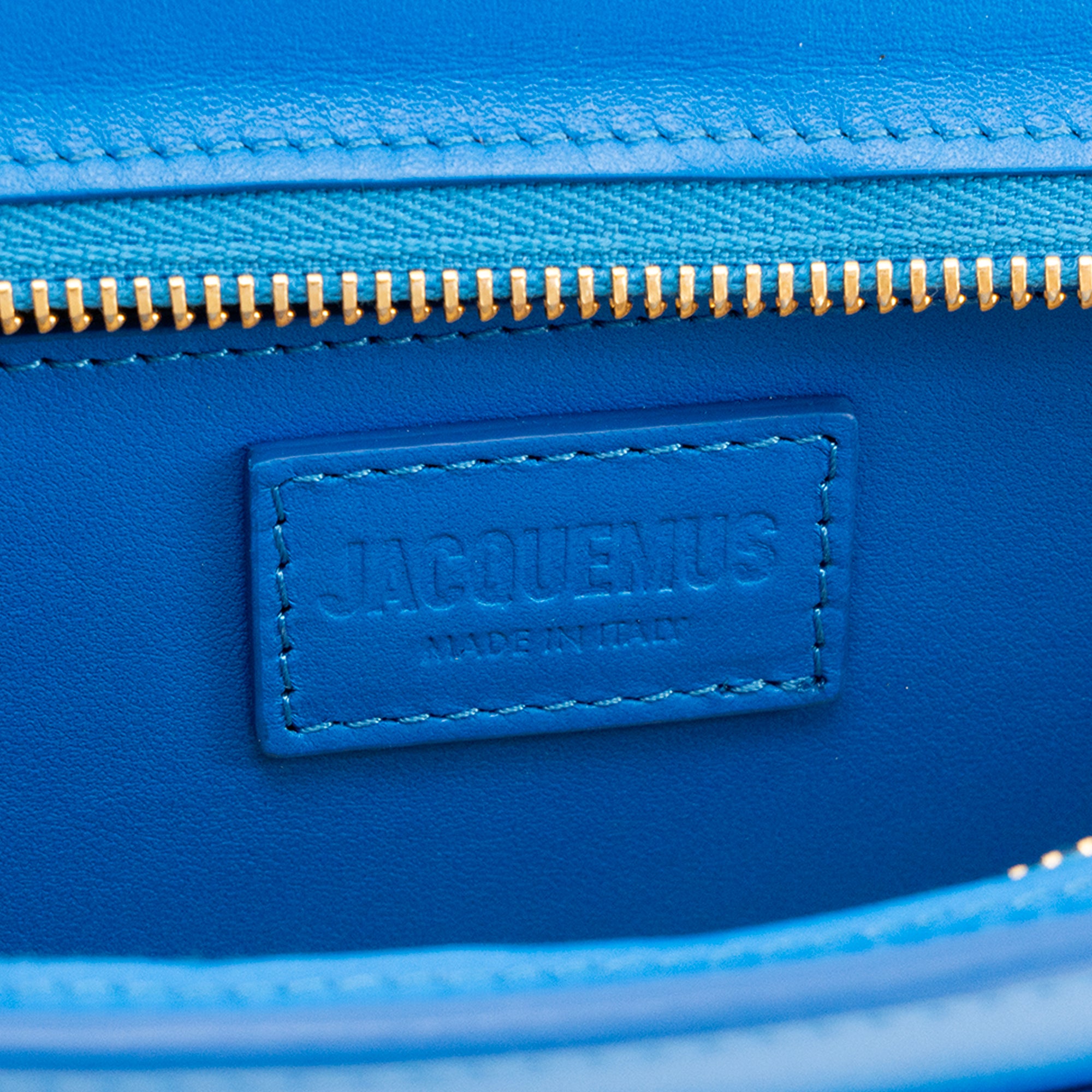 JACQUEMUS - Sac à épaule Le CiuCiu Jacquemus en cuir lisse bleu